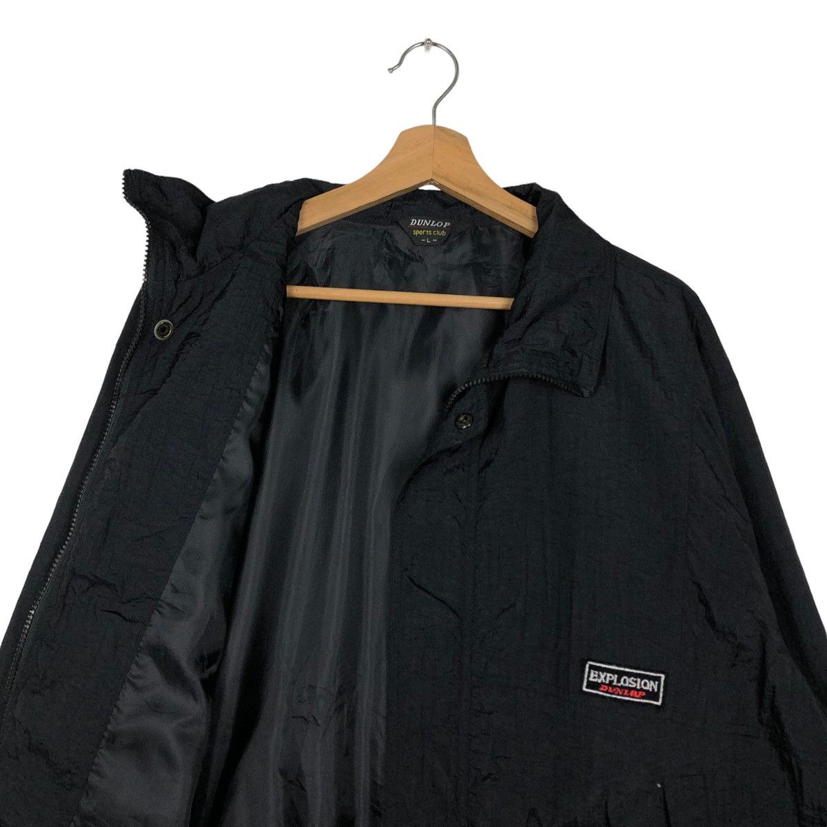 Japanese Brand 🔥90’s Vintage Bomber Jacket Racing Explosion Dunlop Sports Size US L / EU 52-54 / 3 - 11 Thumbnail