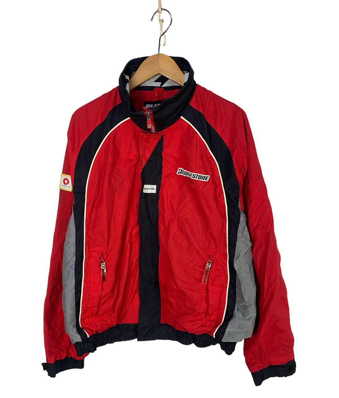 Sports Specialties Blizzak Bridgestone spellout double zipper jacket Size US L / EU 52-54 / 3 - 1 Thumbnail