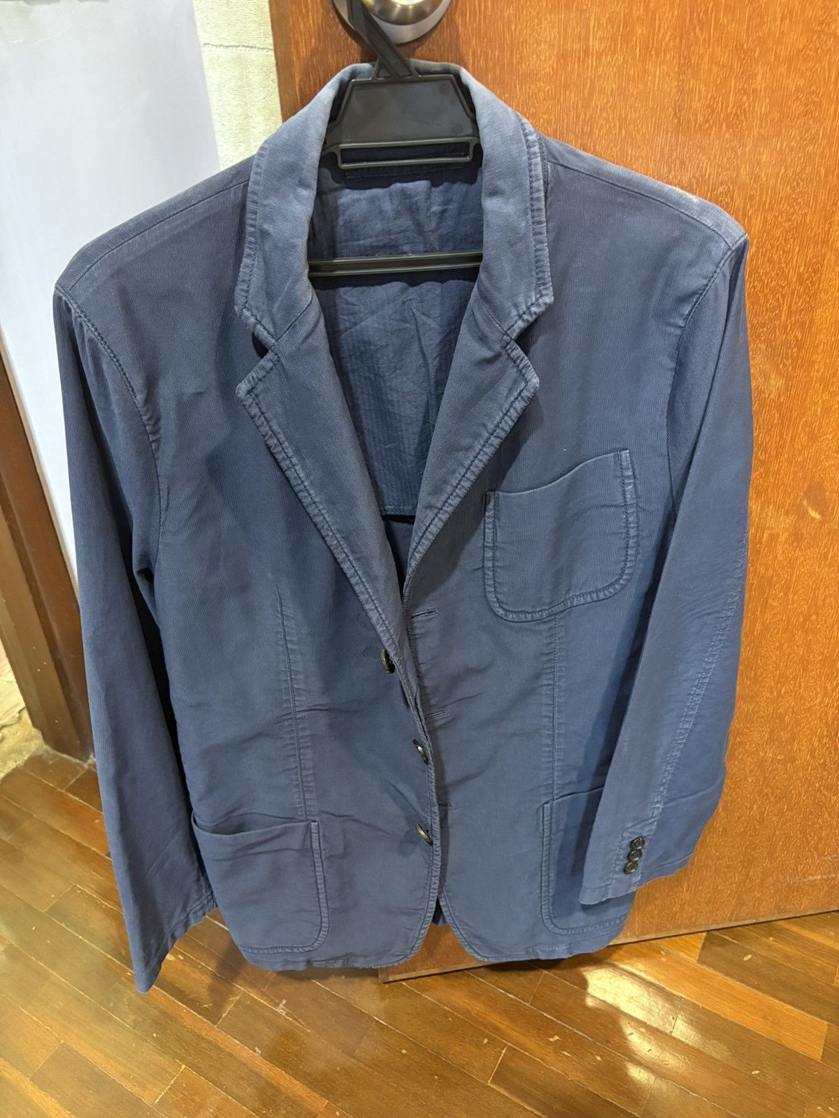Prada Prada French Indigo Chore Coat Work Jacket Size US L / EU 52-54 / 3 - 9 Thumbnail