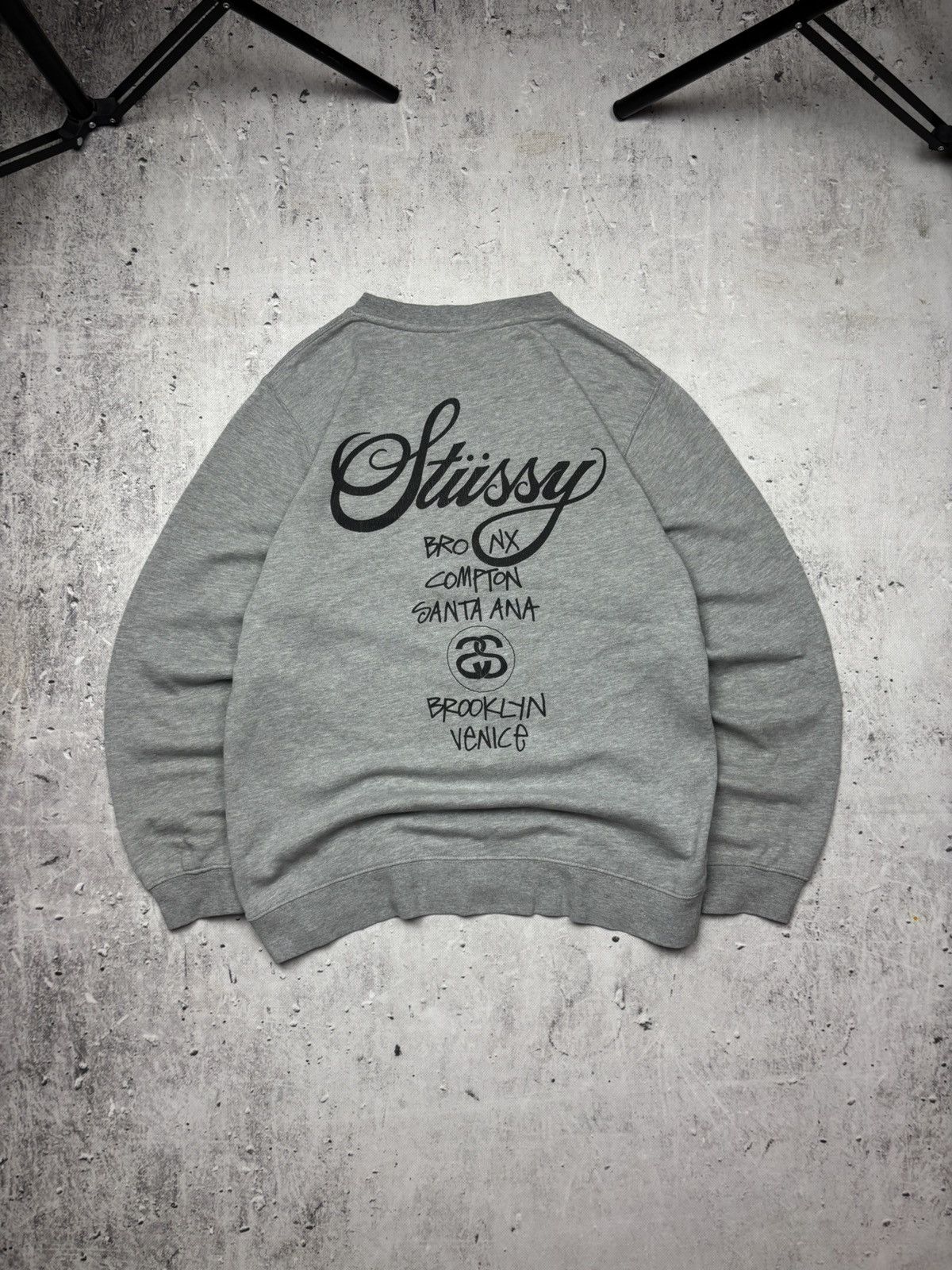 Stussy vintage stussy y2k boxy crewneck swag cheef kief Size US M / EU 48-50 / 2 - 1 Thumbnail