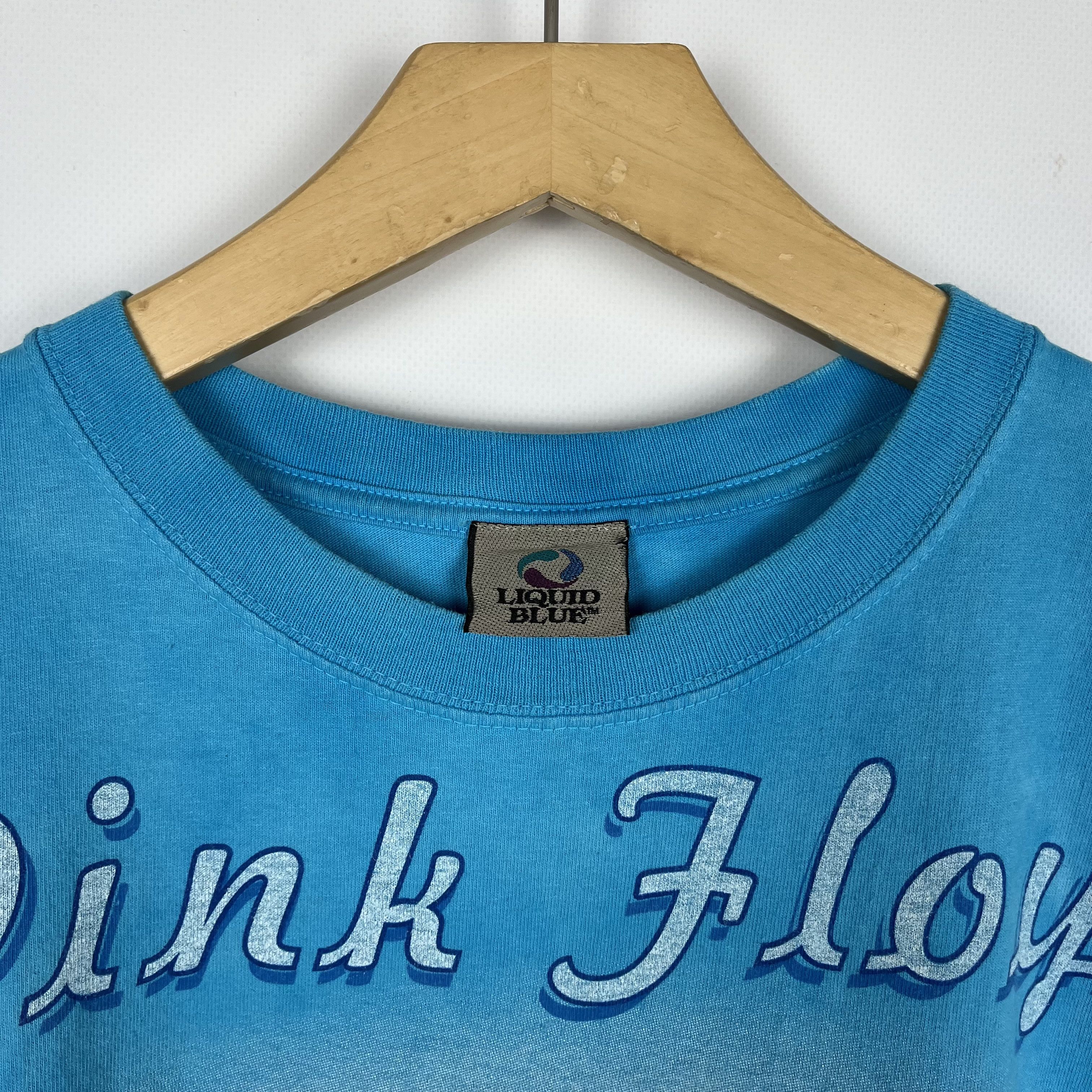 Liquid Blue Vintage Pink Floyd “Wish You Were Here” Band T Shirt 2002 Size US M / EU 48-50 / 2 - 11 Thumbnail