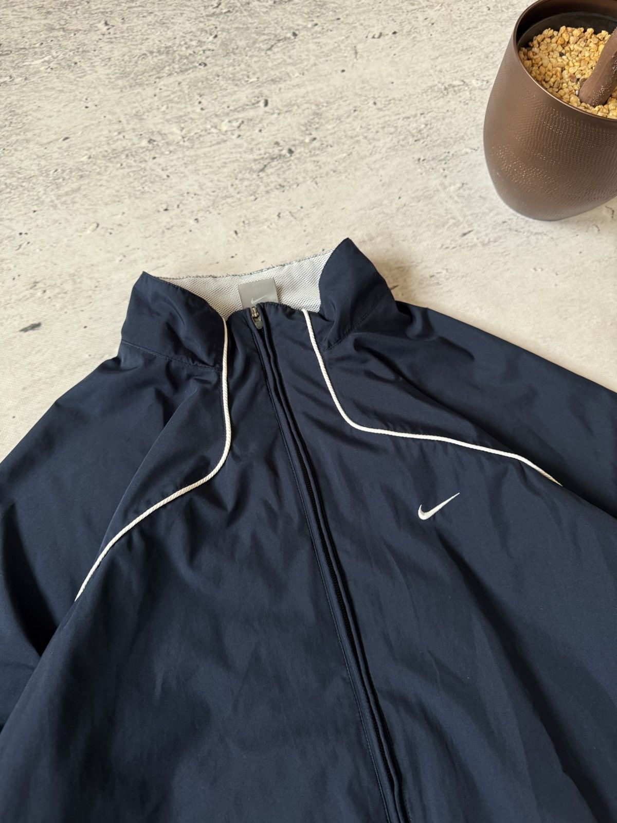 Nike × Vintage NIKE VINTAGE BASIC LOGO OVERSIZE BAGGY LIGHT JACKET Size US XL / EU 56 / 4 - 3 Thumbnail