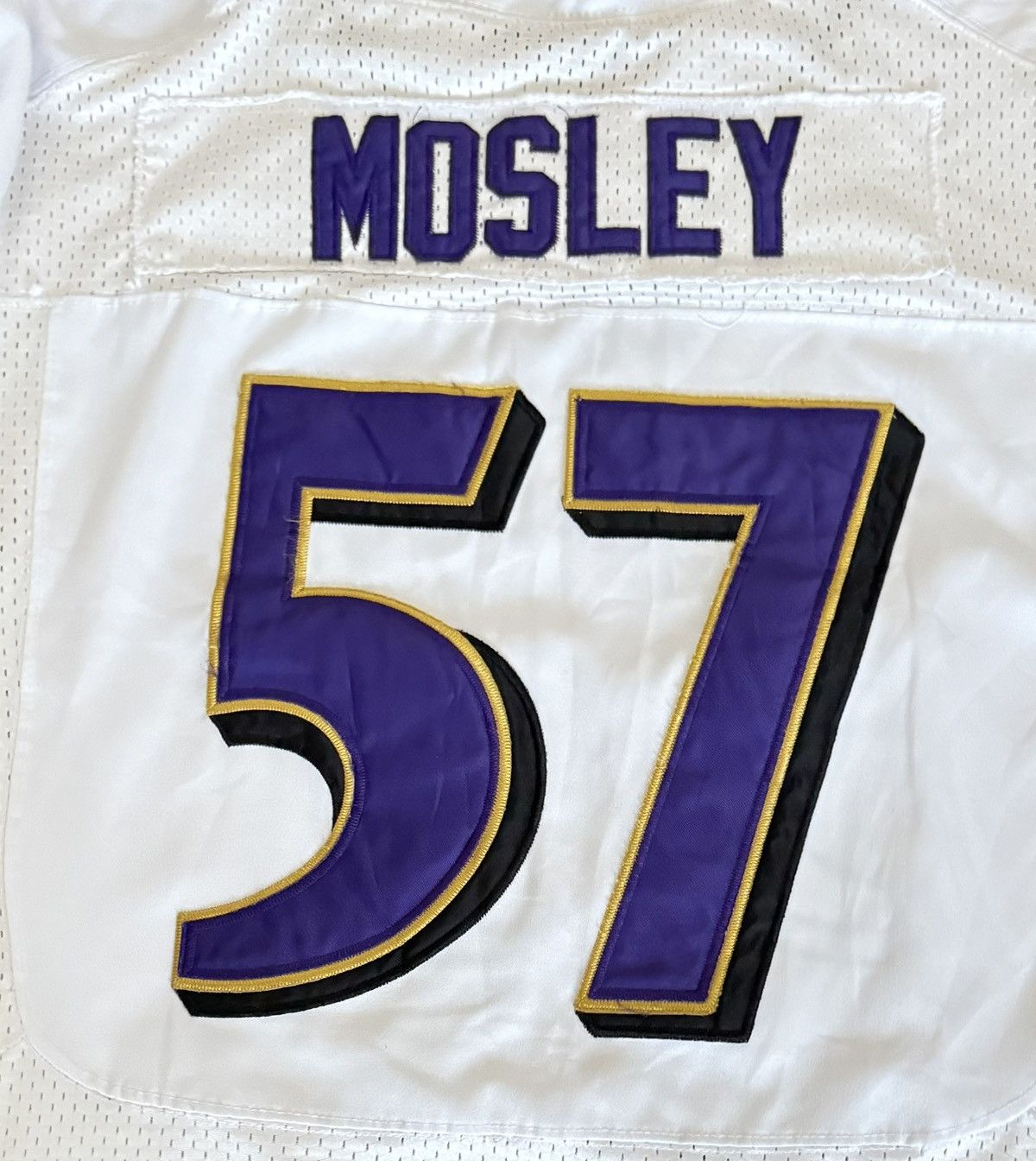 Nike C. J. Mosley Baltimore Ravens Vintage Stitched Jersey Size US XL / EU 56 / 4 - 3 Thumbnail