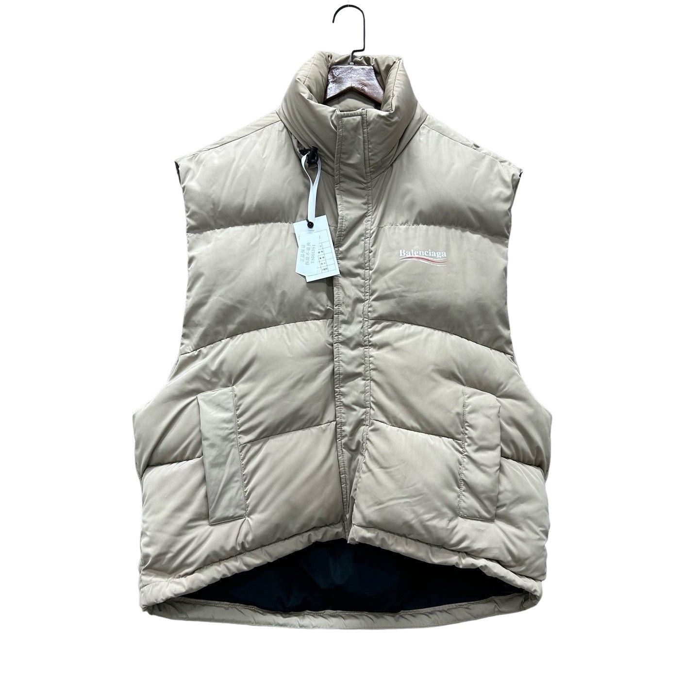 Balenciaga Balenciaga Logo Puffer Vest Size 34 Size XS / US 0-2 / IT 36-38 - 1 Thumbnail