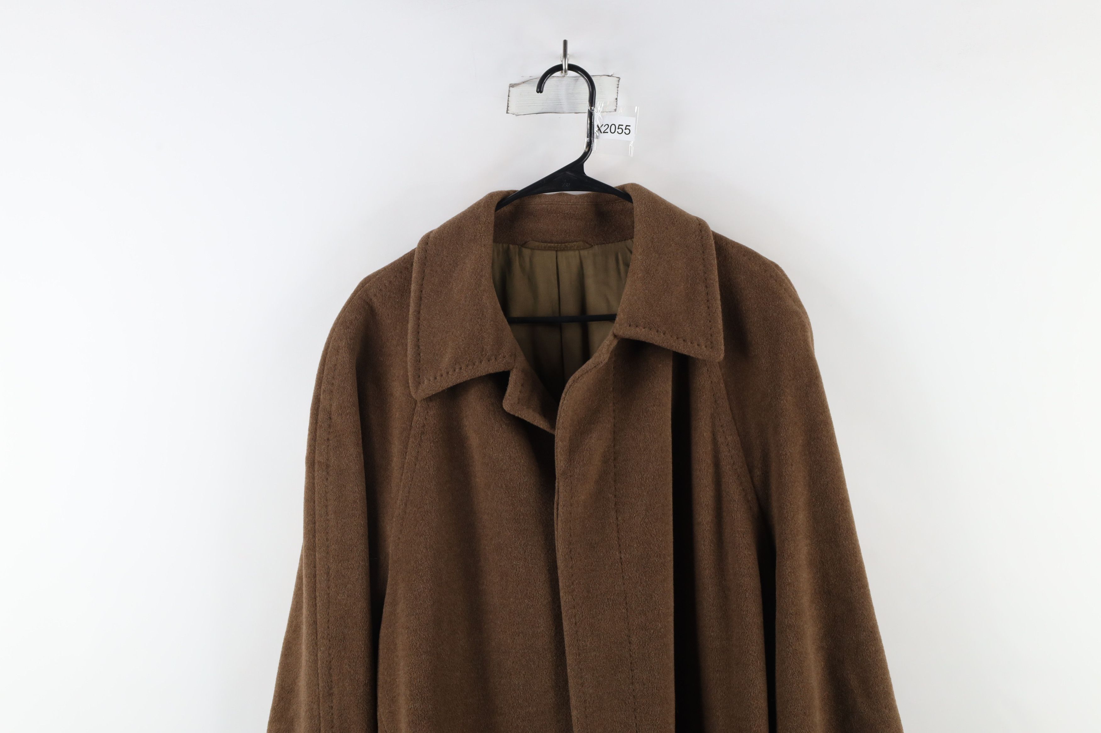 Hugo Boss × Vintage Vintage Hugo Boss Angora Blend Full Length Overcoat Jacket Size US XXL / EU 58 / 5 - 2 Thumbnail