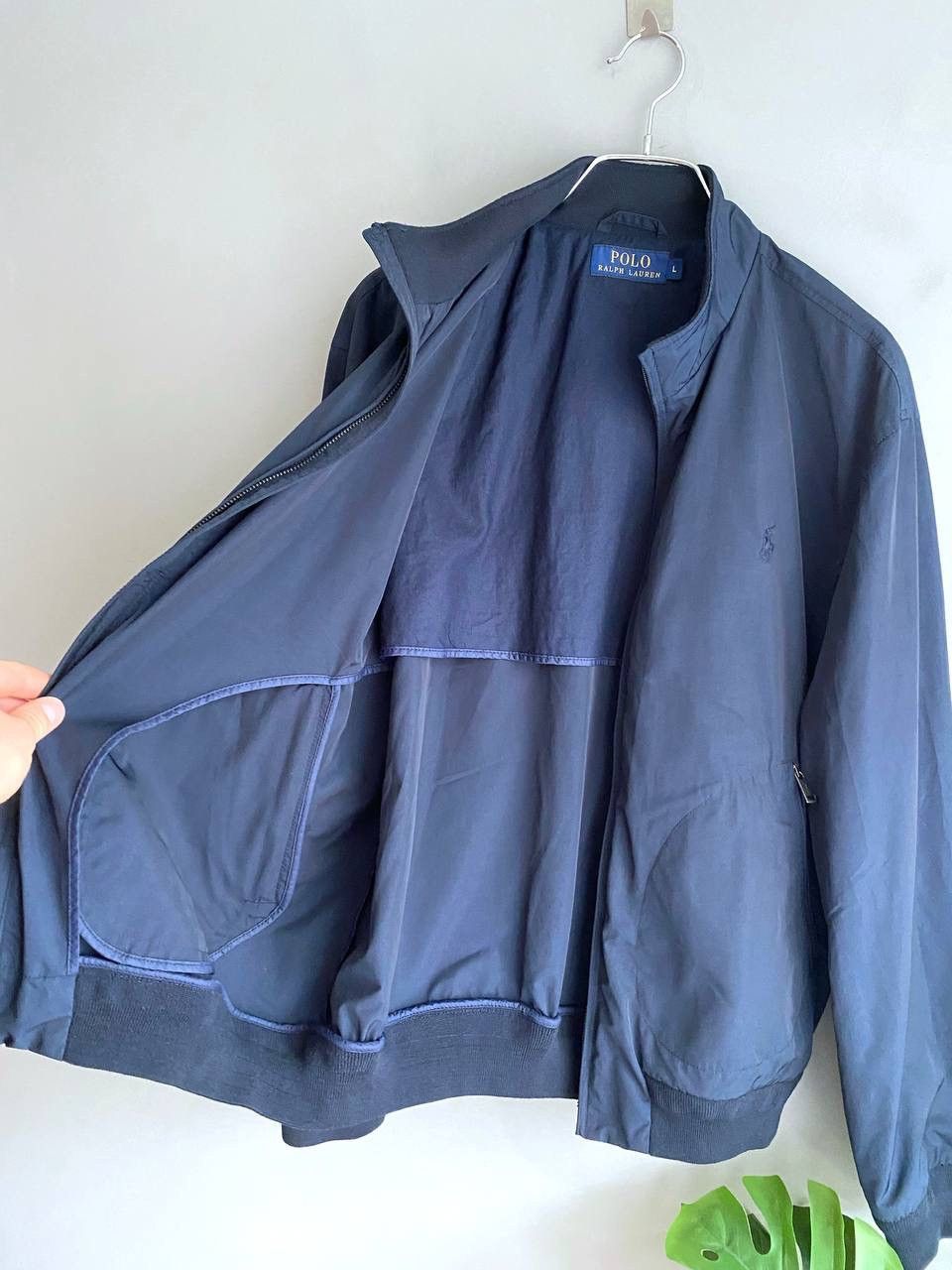 Polo Ralph Lauren Polo Ralph Lauren Dark Blue Nylon Winbreaker Jacket, Size L Size US L / EU 52-54 / 3 - 17 Thumbnail