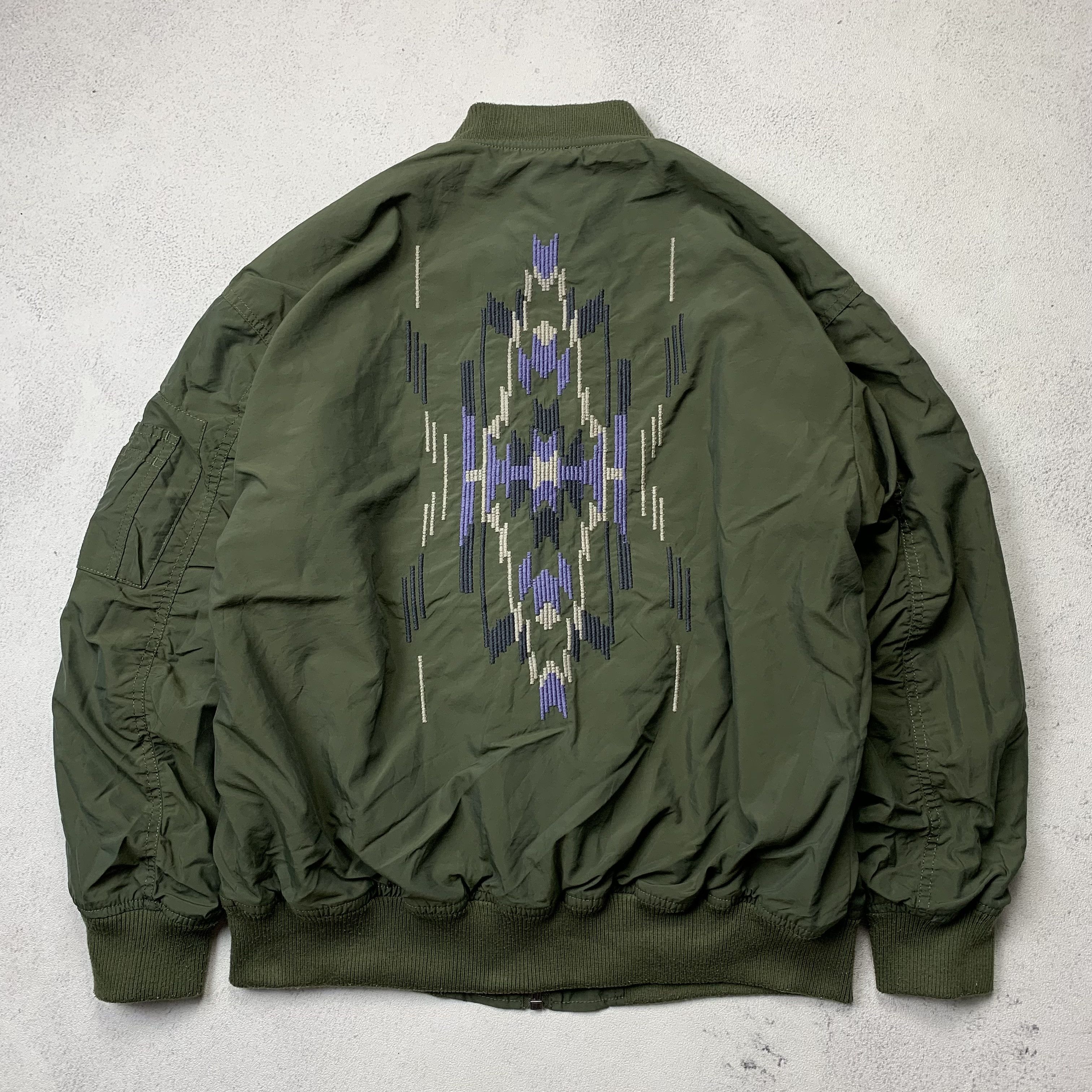 Japanese Brand Reversible TITICACA Bomber Jacket Navajo Size US M / EU 48-50 / 2 - 3 Thumbnail