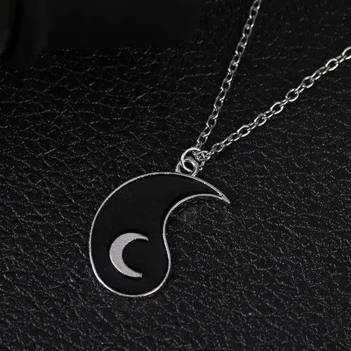 Other 2PCS Moon & Star Necklace Size ONE SIZE - 3 Thumbnail