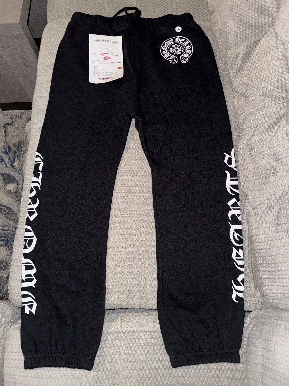 Chrome Hearts Chrome Hearts Monogram Horseshoe Sweatpants | Grailed