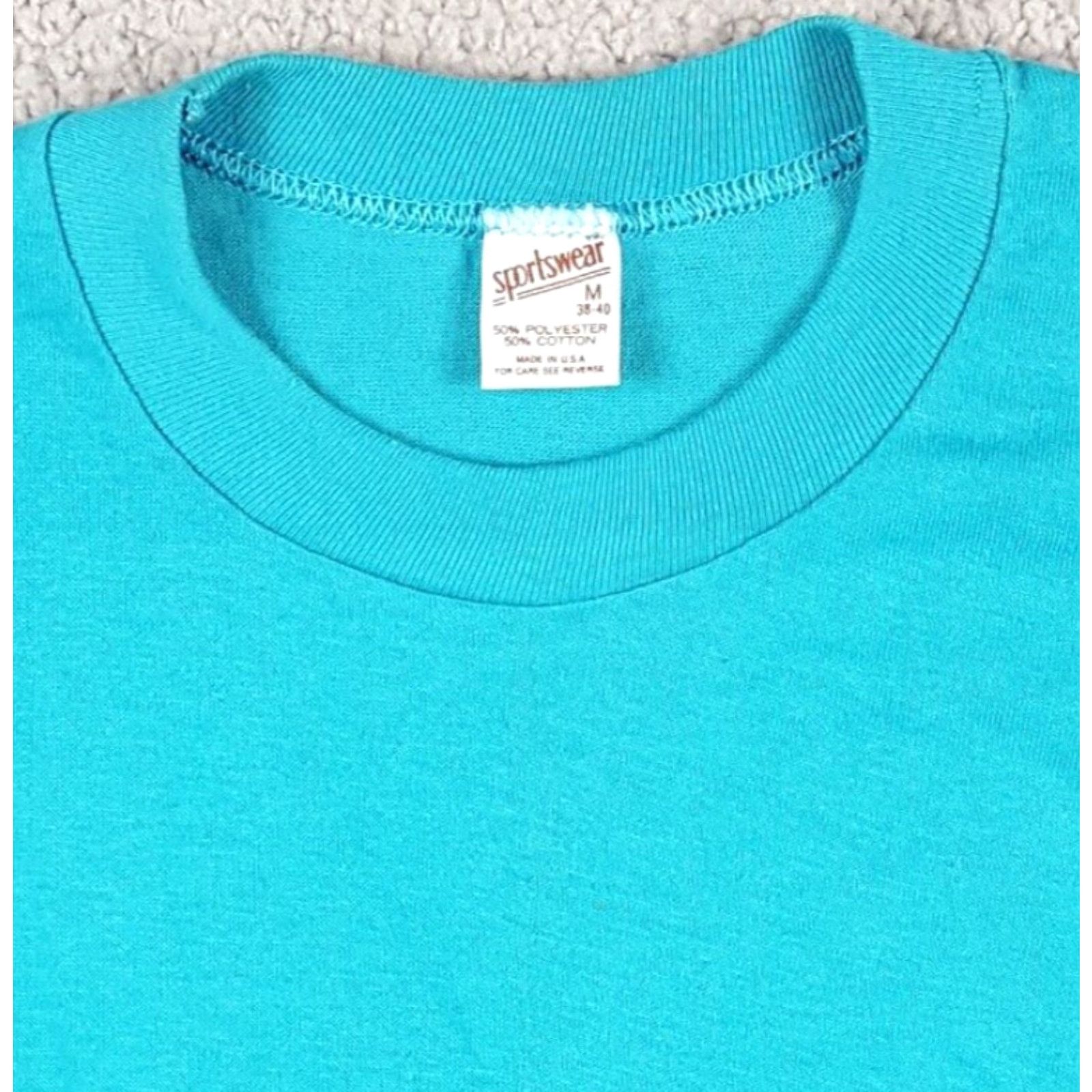 Vintage VINTAGE 80s New York City USA Made T-Shirt Men Small Blue Grunge Travel 90s Y2K Art Size US S / EU 44-46 / 1 - 8 Thumbnail