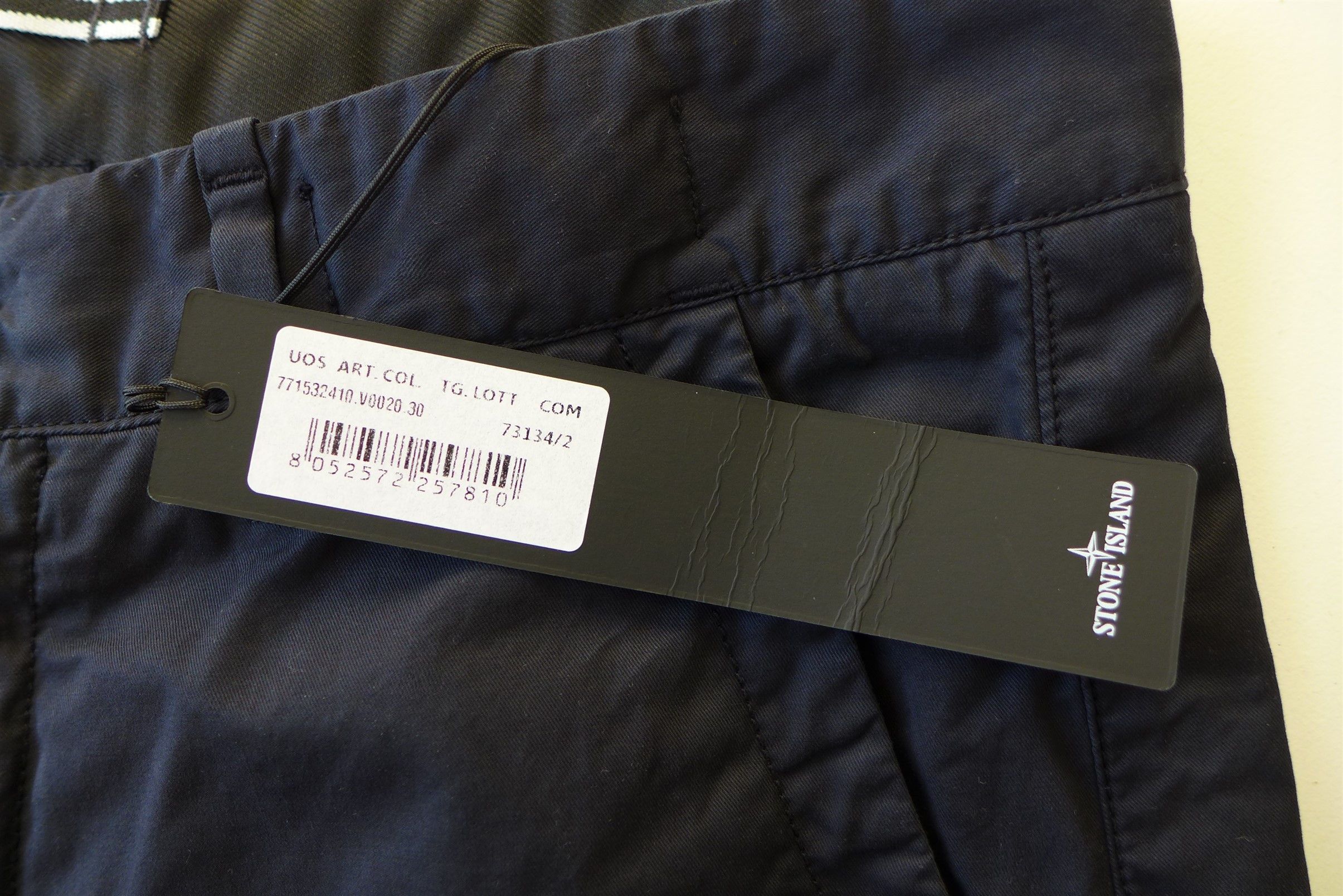 Stone Island Stone Island Trousers - Navy Cotton - 32" Waist Size US 30 / EU 46 - 11 Thumbnail