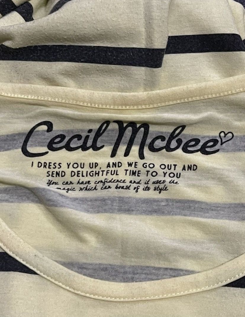 Japanese Brand Y2K Cecil Mcbee T Shirt Size M / US 6-8 / IT 42-44 - 4 Thumbnail