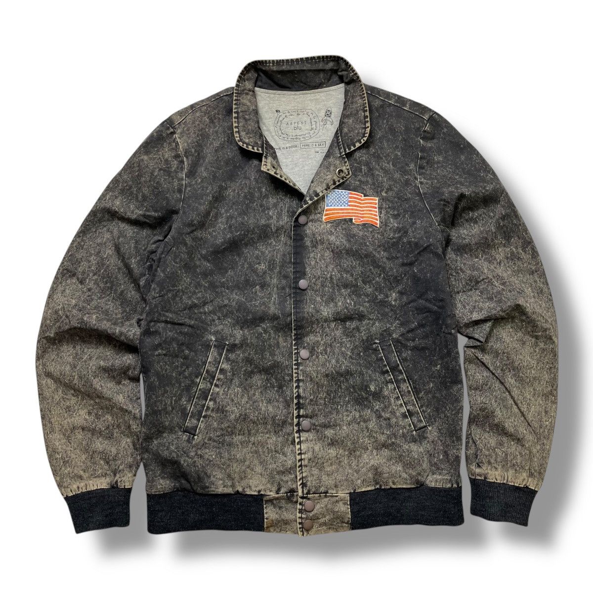 Aspesi aspesi blu usa flag acid colours coach jacket Size US S / EU 44-46 / 1 - 2 Thumbnail
