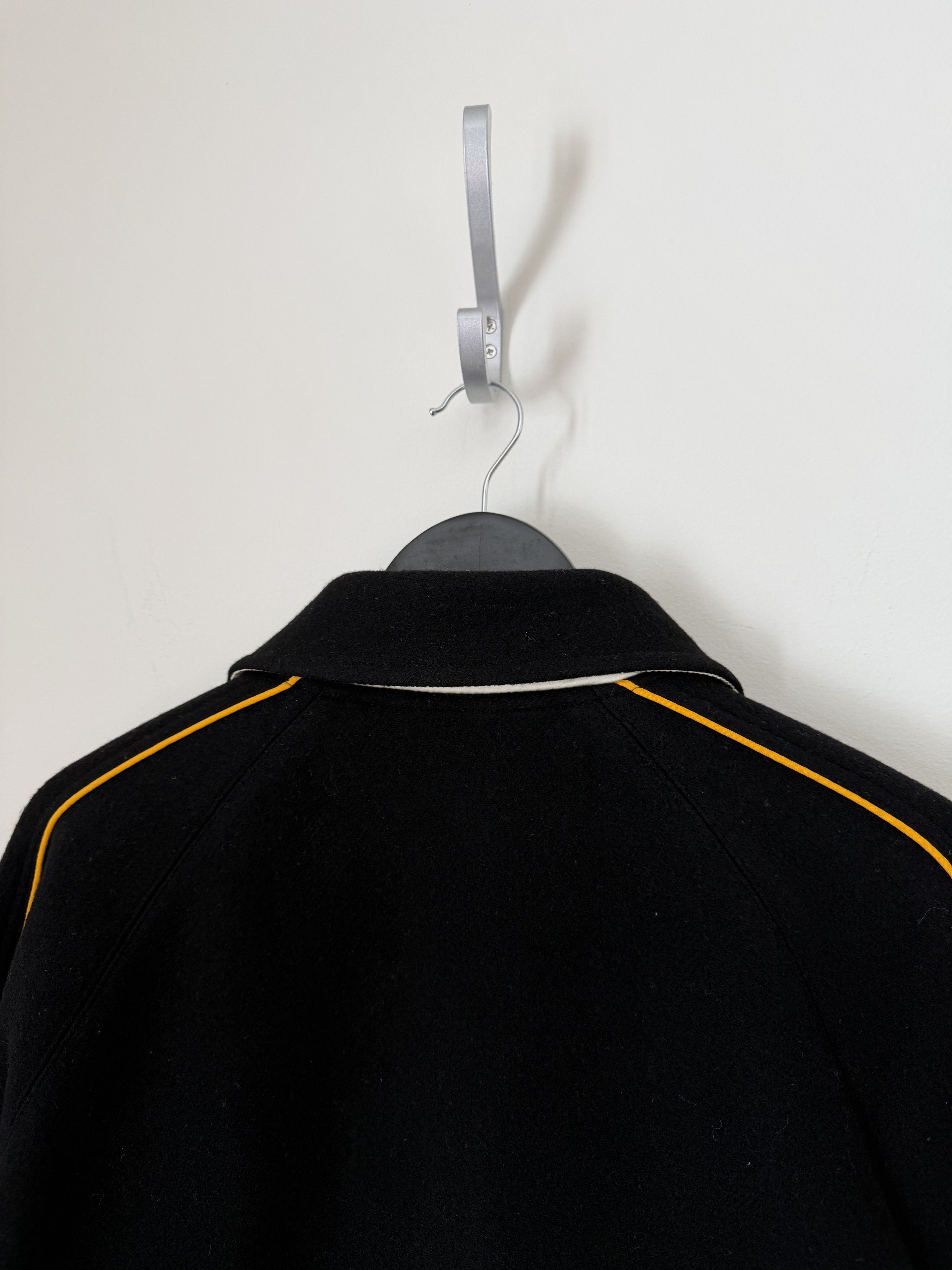 Bode Bode Monogram Snap Reversible Jacket in Black Cream Size US L / EU 52-54 / 3 - 7 Thumbnail