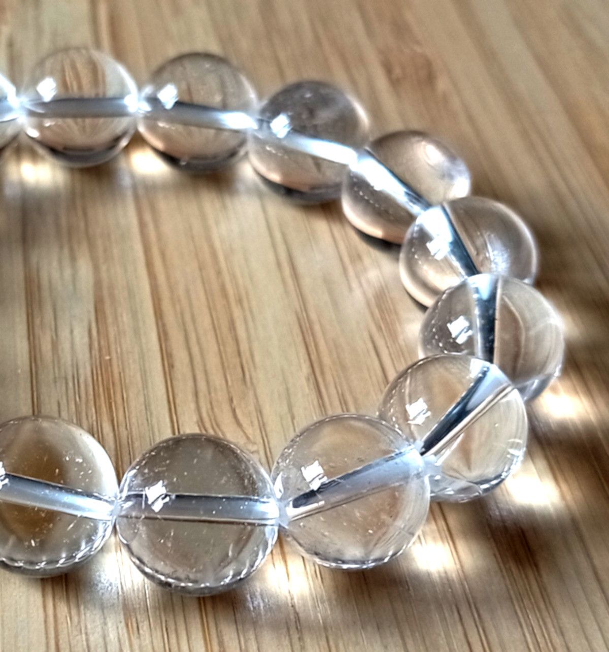Designer × Japanese Brand × Vintage Punk Shine Clear Transparent Crystal Oversize Bracelet Size ONE SIZE - 4 Thumbnail