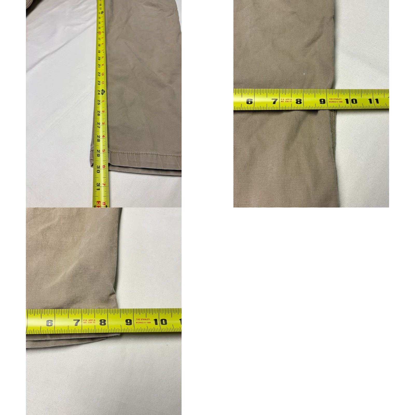 Carhartt Carhartt Pants Mens Relaxed Fit Khaki 38x32 BN2291 Beige Cotton Blend Workwear Trousers Size US 38 / EU 54 - 9 Thumbnail