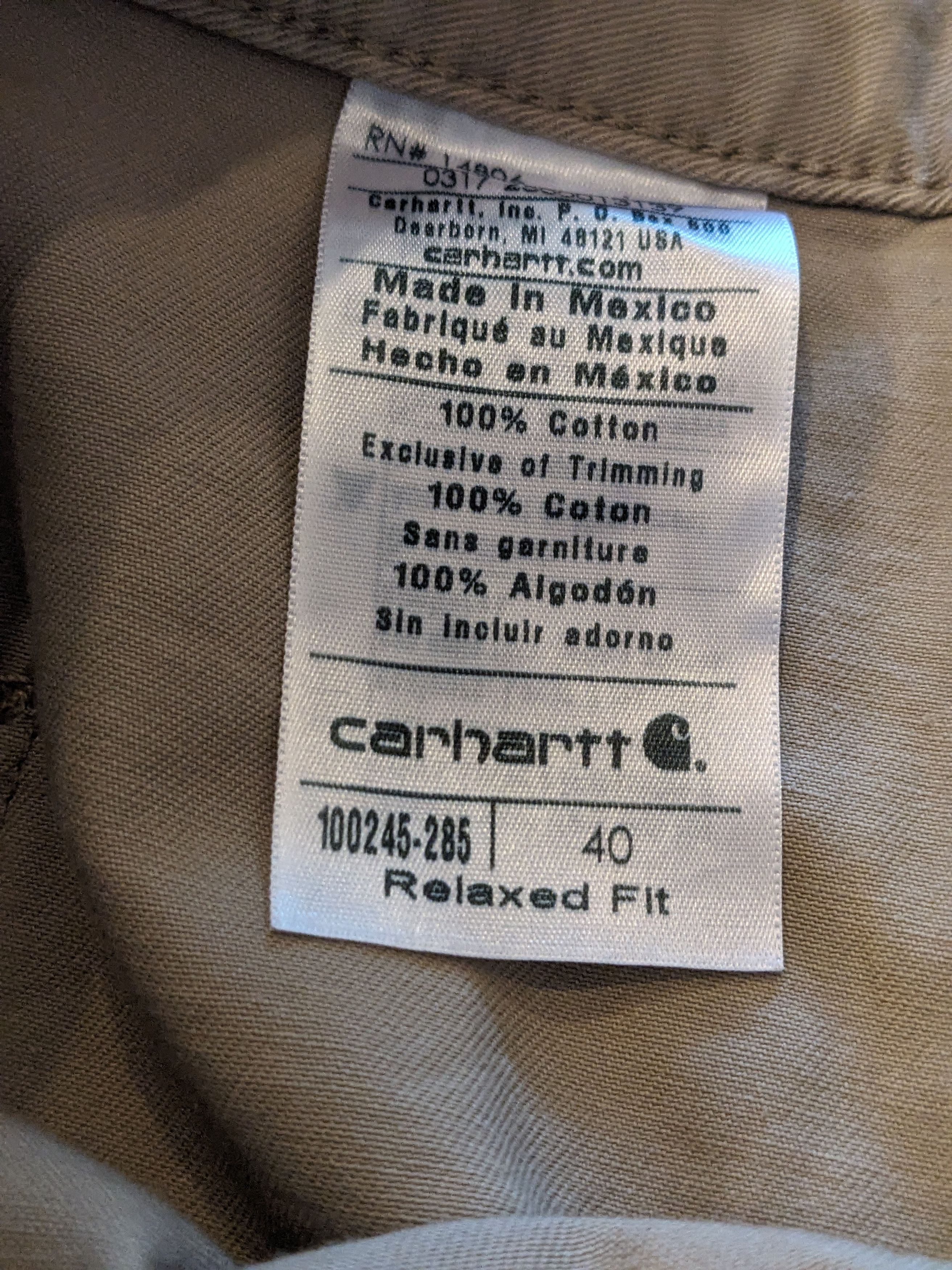 Carhartt Carhartt Size 40 Relaxed Fit Washed Twill Dungaree Shorts Size US 40 / EU 56 - 6 Thumbnail