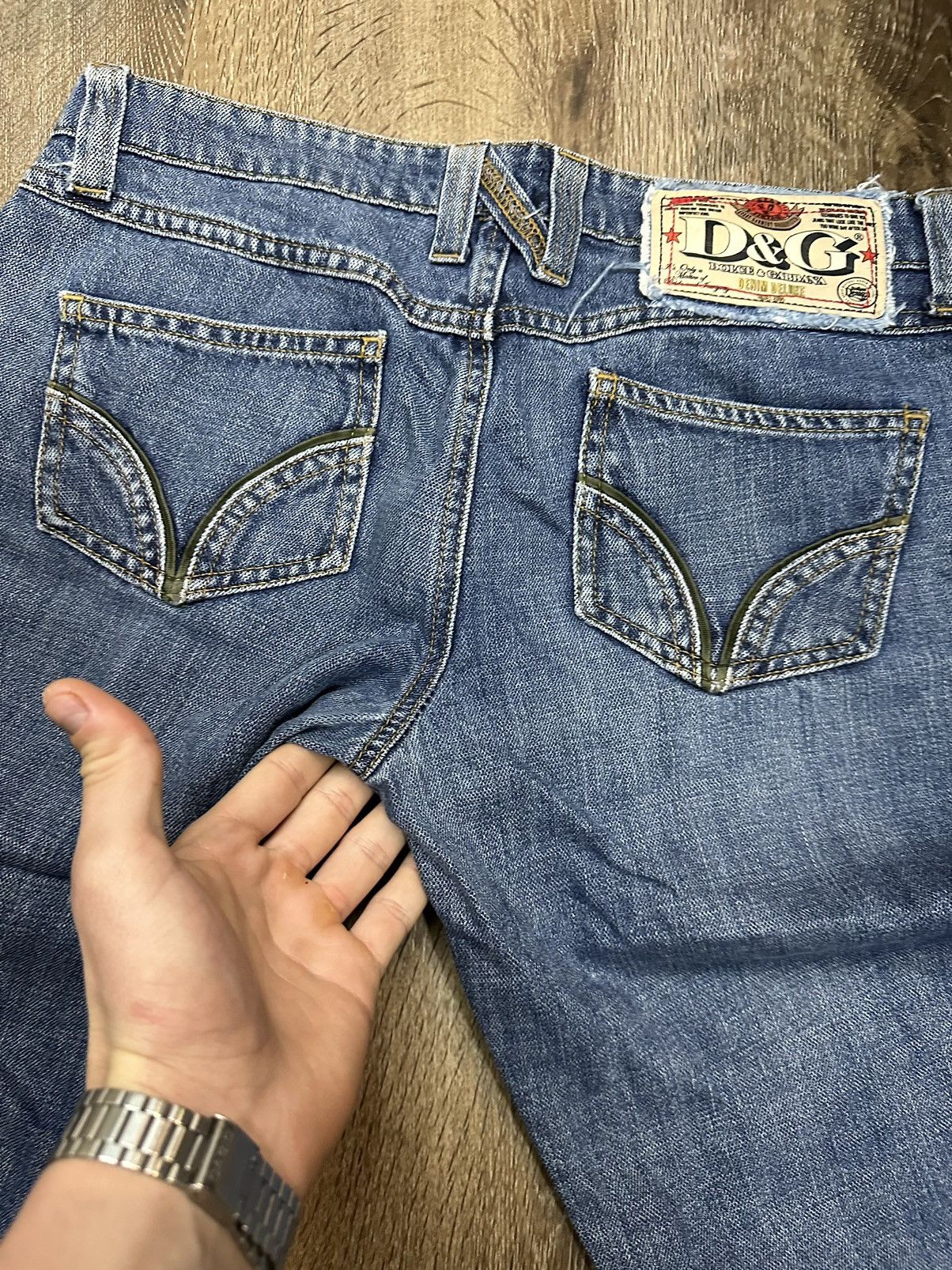 Dolce & Gabbana × Vintage Vintage Dolce&Gabbana Jeans Y2K Size 27" / US 4 / IT 40 - 4 Thumbnail