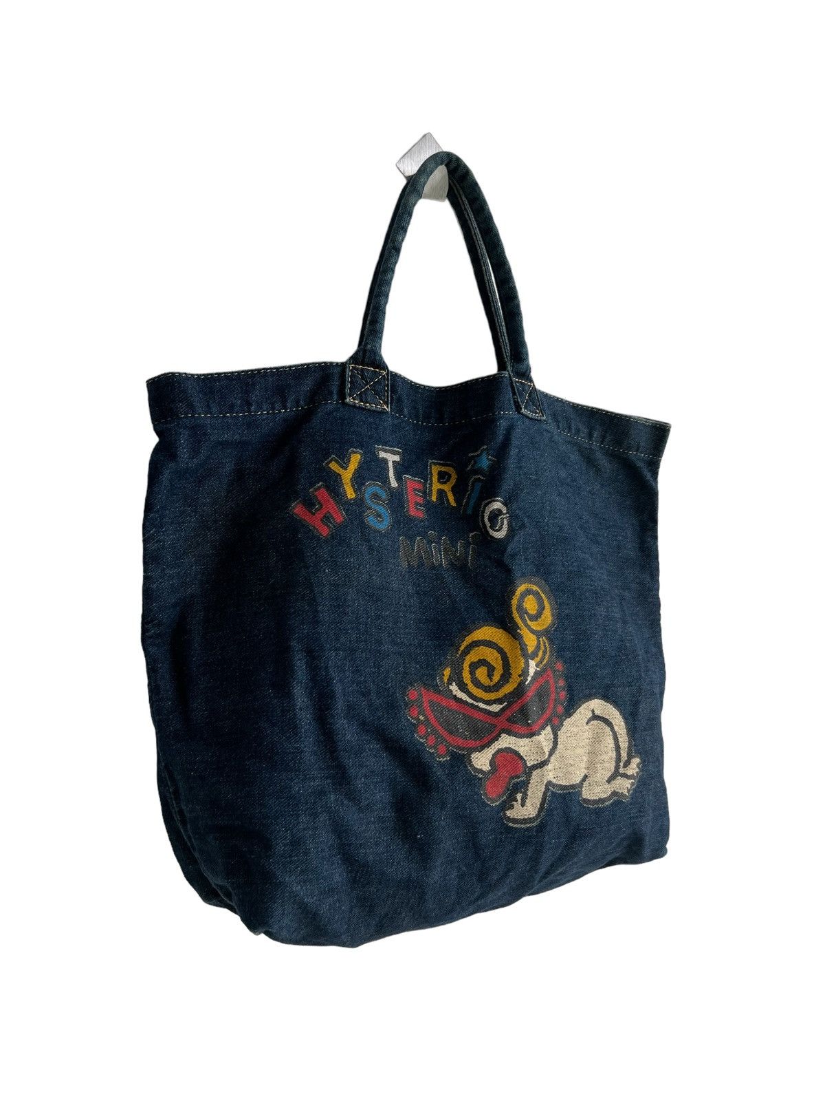 Hysteric Glamour 90s Hysteric Glamour Iconic ™️ Logo Indigo Dyed Shoulder Bag Size ONE SIZE - 4 Thumbnail
