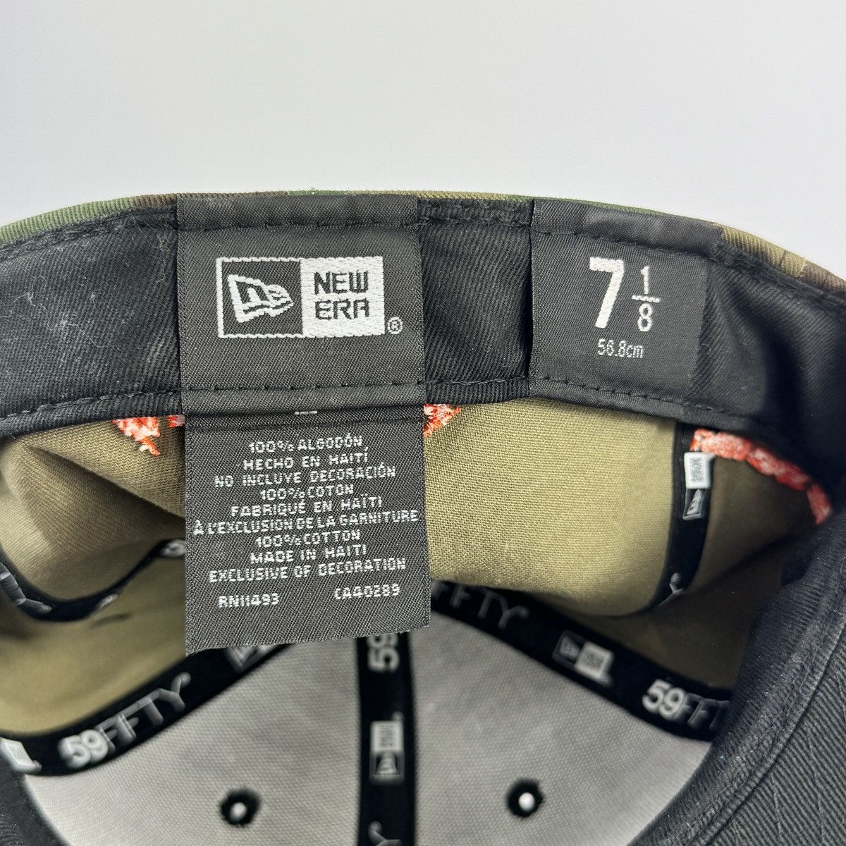 New Era 59FIFTY MANNAHATTA NYC CAP 7 1/8 CAP CAMO FUEGO Size ONE SIZE - 6 Thumbnail