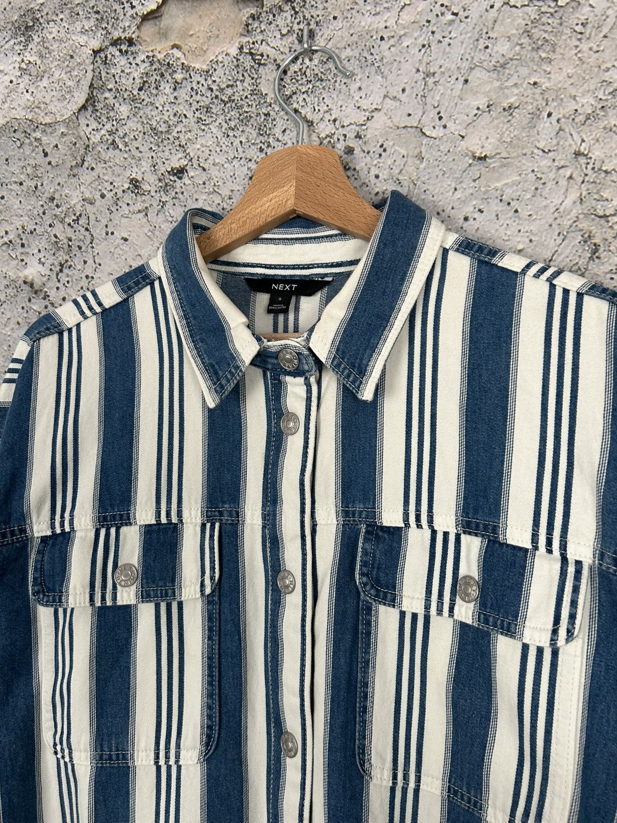 Other Next Oversized Shirt Streetwear Stripe Avant Garde Skate Size US S / EU 44-46 / 1 - 3 Thumbnail