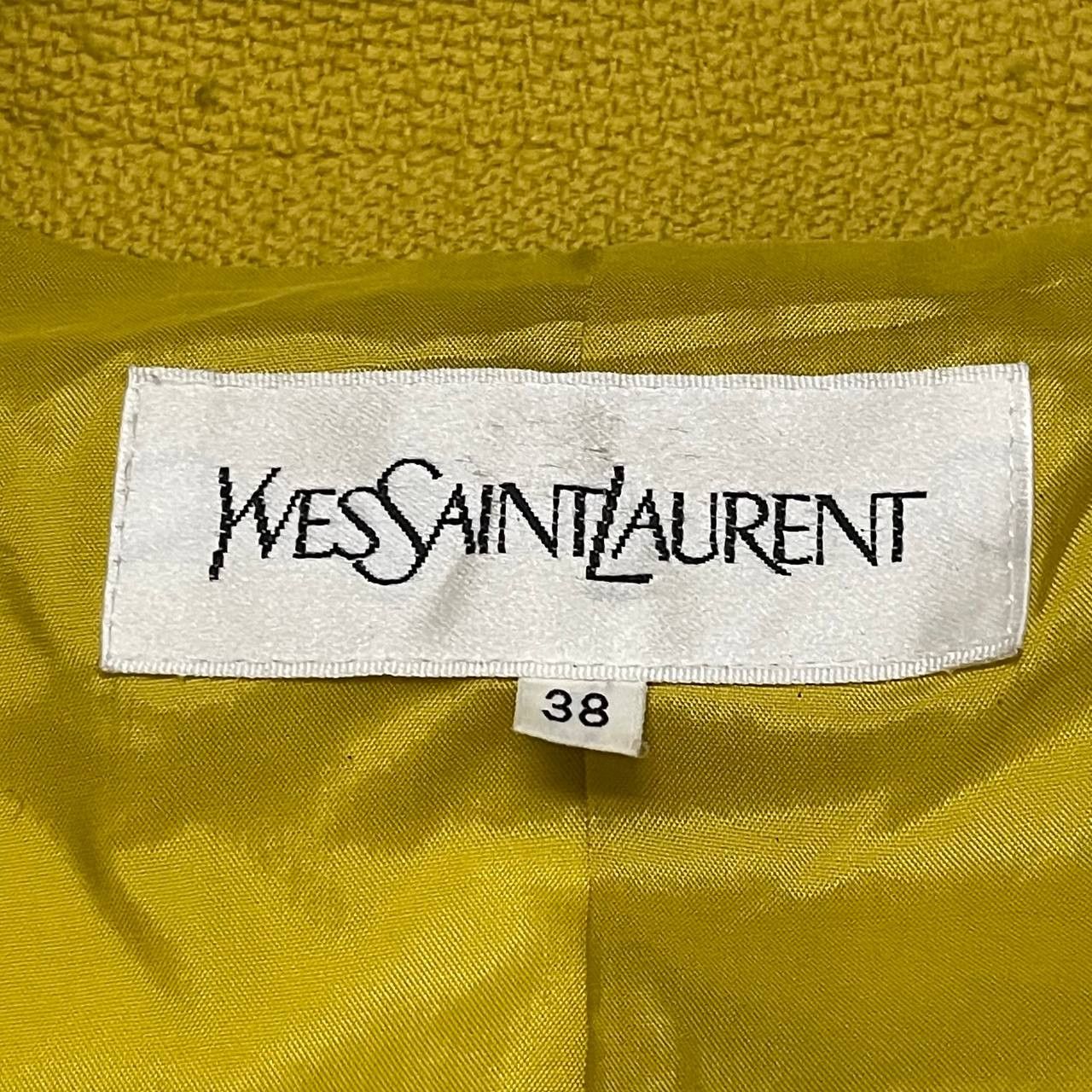 Yves Saint Laurent Vintage YSL Yves Saint Laurent Wool Jacket Size XS / US 0-2 / IT 36-38 - 8 Thumbnail