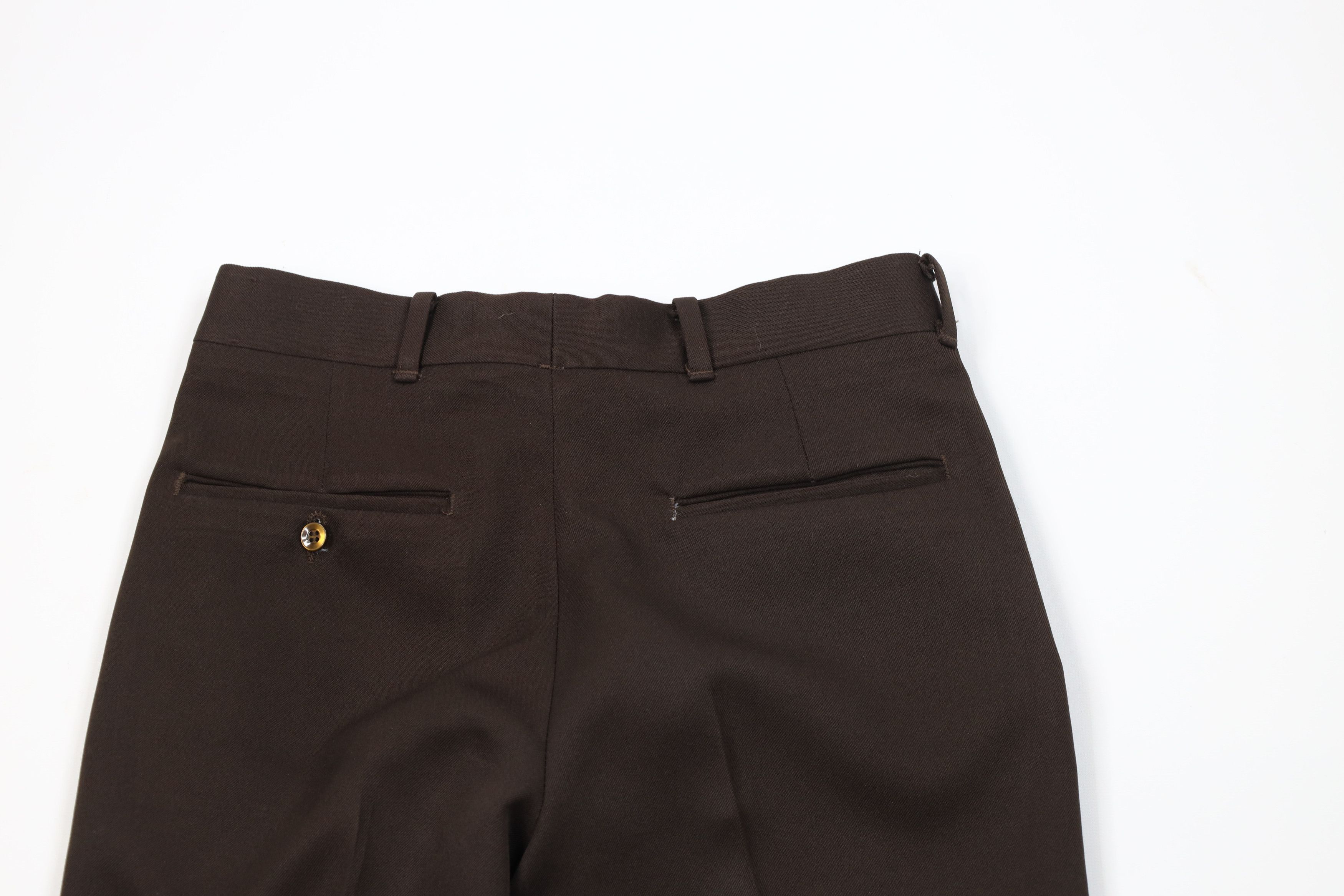 Vintage Vintage 70s Streetwear Knit Flared Chino Pants Brown USA Size US 28 / EU 44 - 9 Thumbnail
