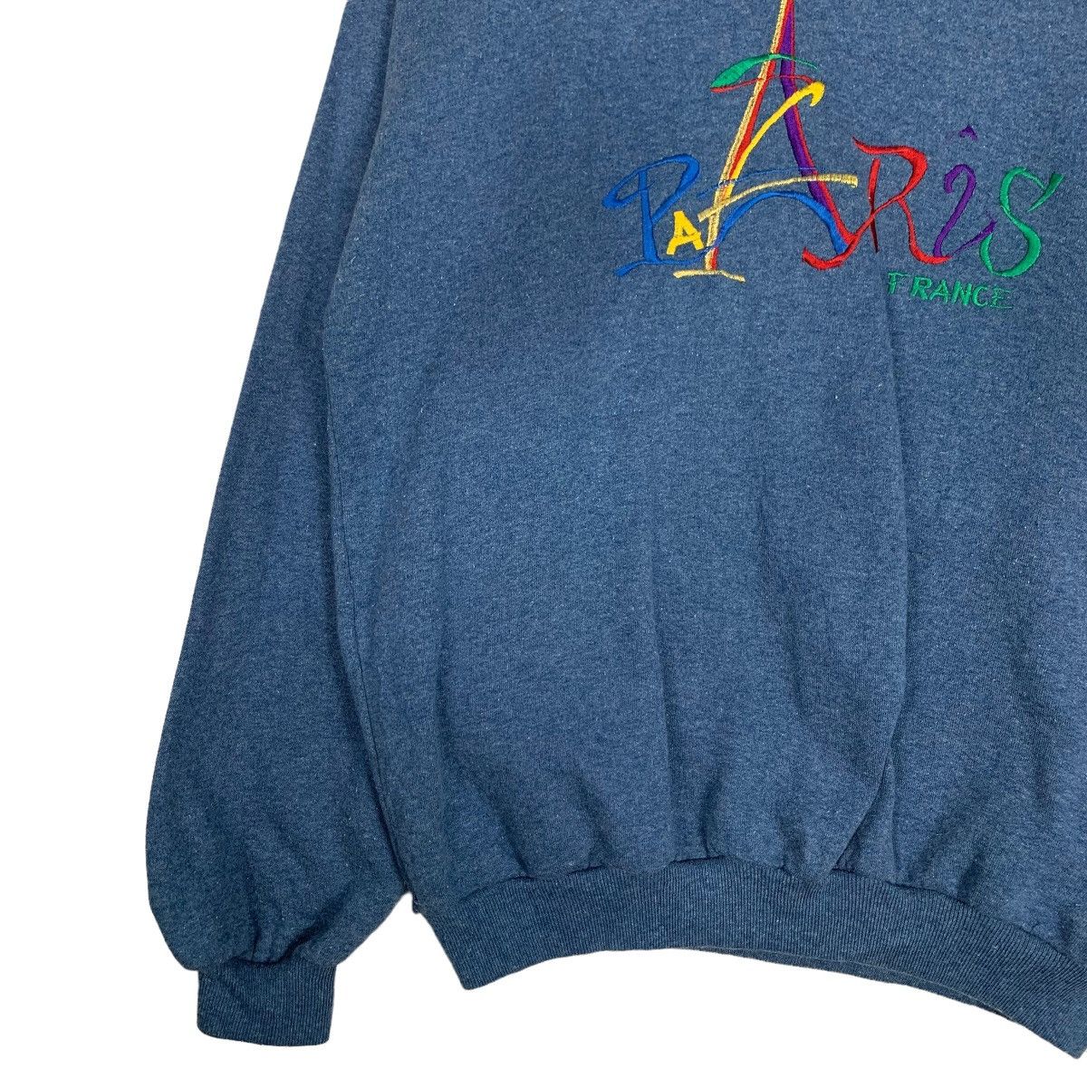 Vacation EURO SOUVENIR Eiffel Tower Paris Sweatshirt #0503-C23 Size US M / EU 48-50 / 2 - 3 Thumbnail