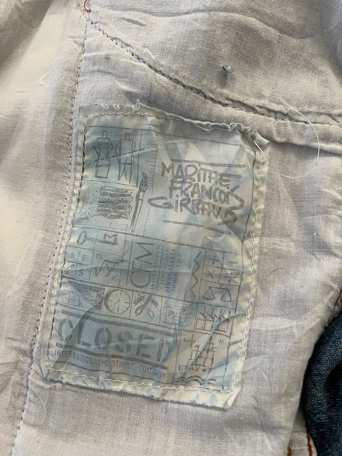 CLOSED × Marithe + Francois Girbaud 1980s Closed MFG Wide Baggy Overall Size US 34 / EU 50 - 15 Thumbnail