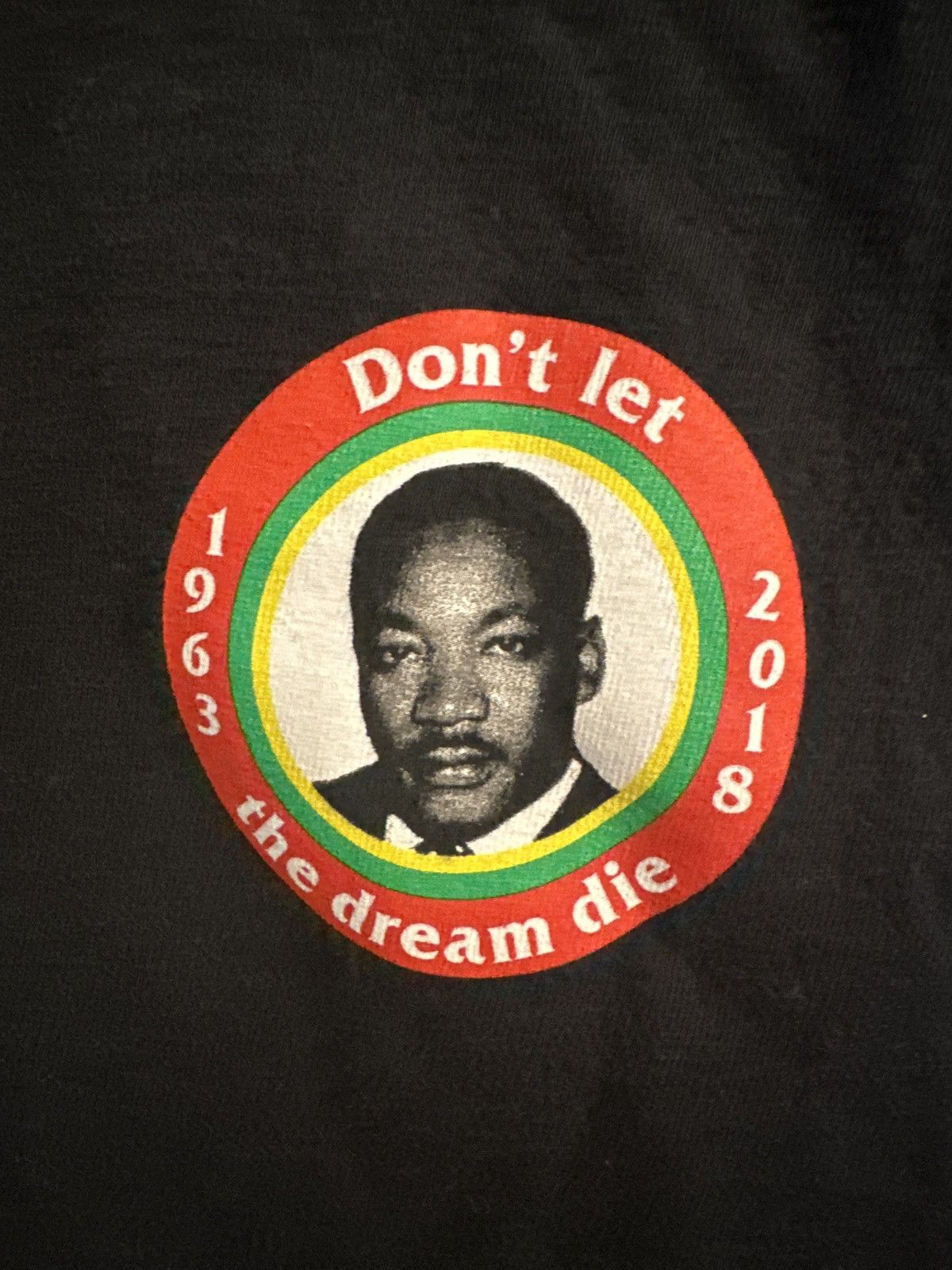 Supreme Martin Luther King Jr. Supreme Tee Black Size US M / EU 48-50 / 2 - 3 Thumbnail