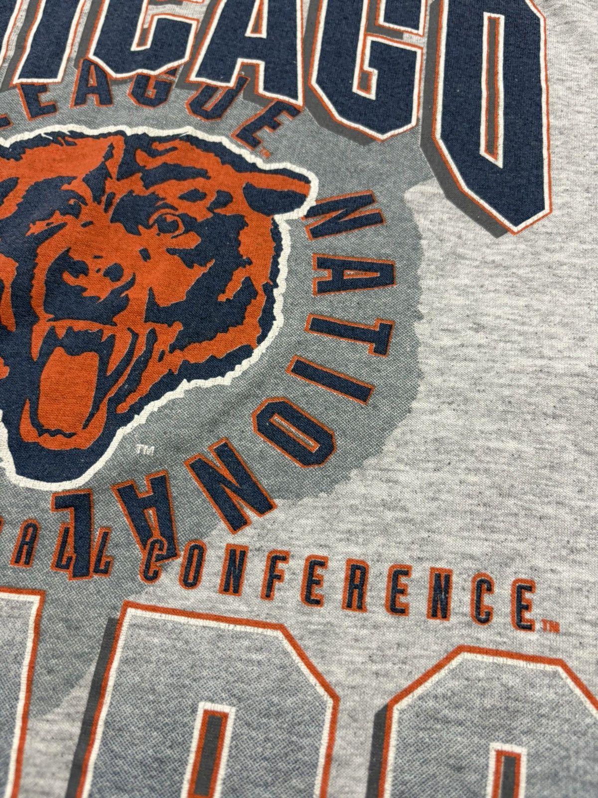 NFL 1992 Chicago Bears Jostens NFL V-Neck Tee Vintage 90s USA Size US XXL / EU 58 / 5 - 8 Thumbnail