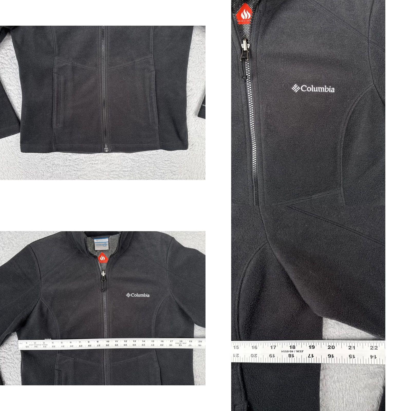 Vintage Columbia Jacket Womens M Black Omni-Heat Interchange Full Zip Fleece Jacket Size M / US 6-8 / IT 42-44 - 8 Thumbnail