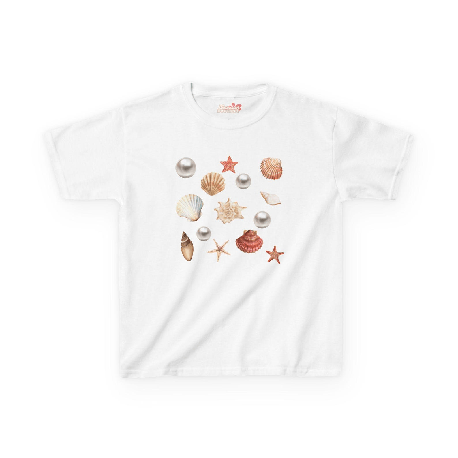 Other Seashells, Pearls & Starfish Baby Tee Size M / US 6-8 / IT 42-44 - 1 Thumbnail