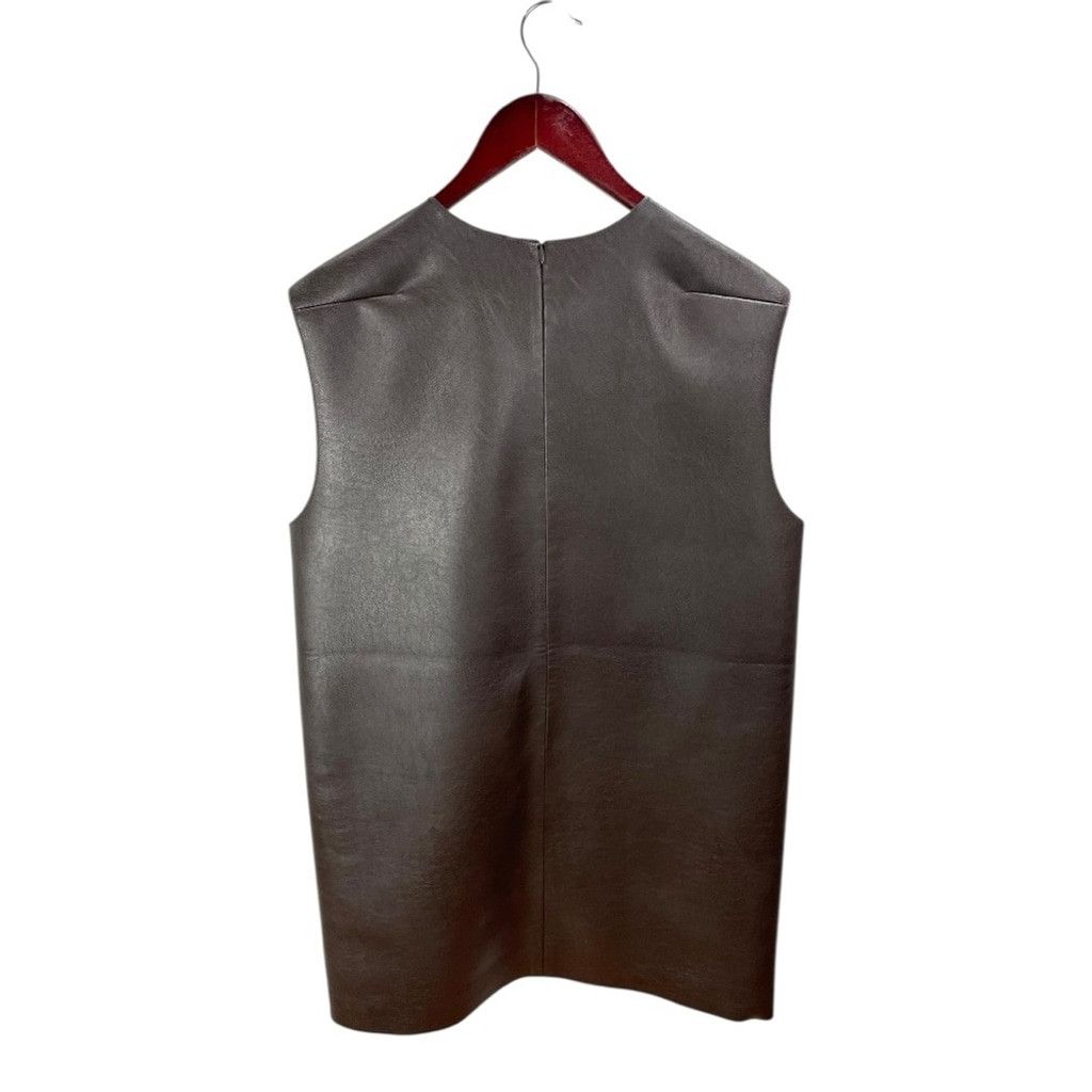 H&M NEW H&M Collection Brown Faux Leather Braided Dress Size S Size S / US 4 / IT 40 - 7 Thumbnail