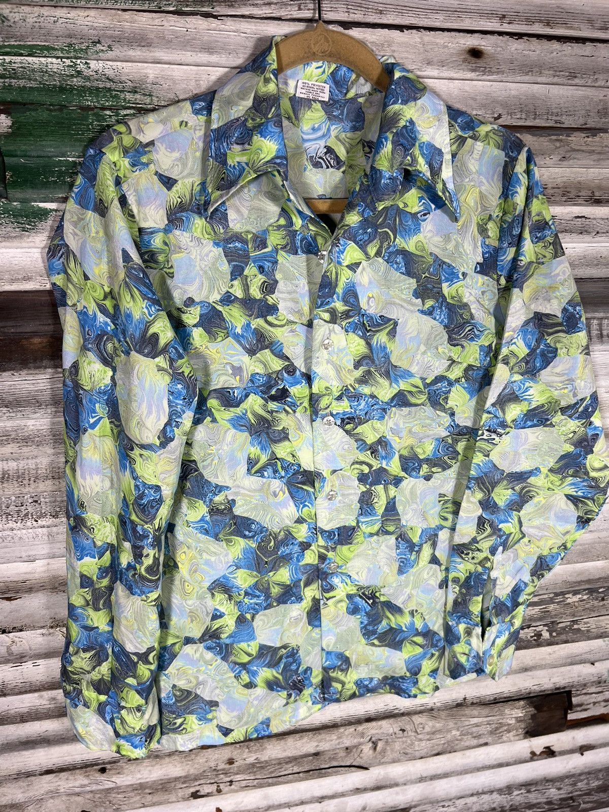Vintage Vintage 80s Disco Shirt Size US S / EU 44-46 / 1 - 3 Thumbnail