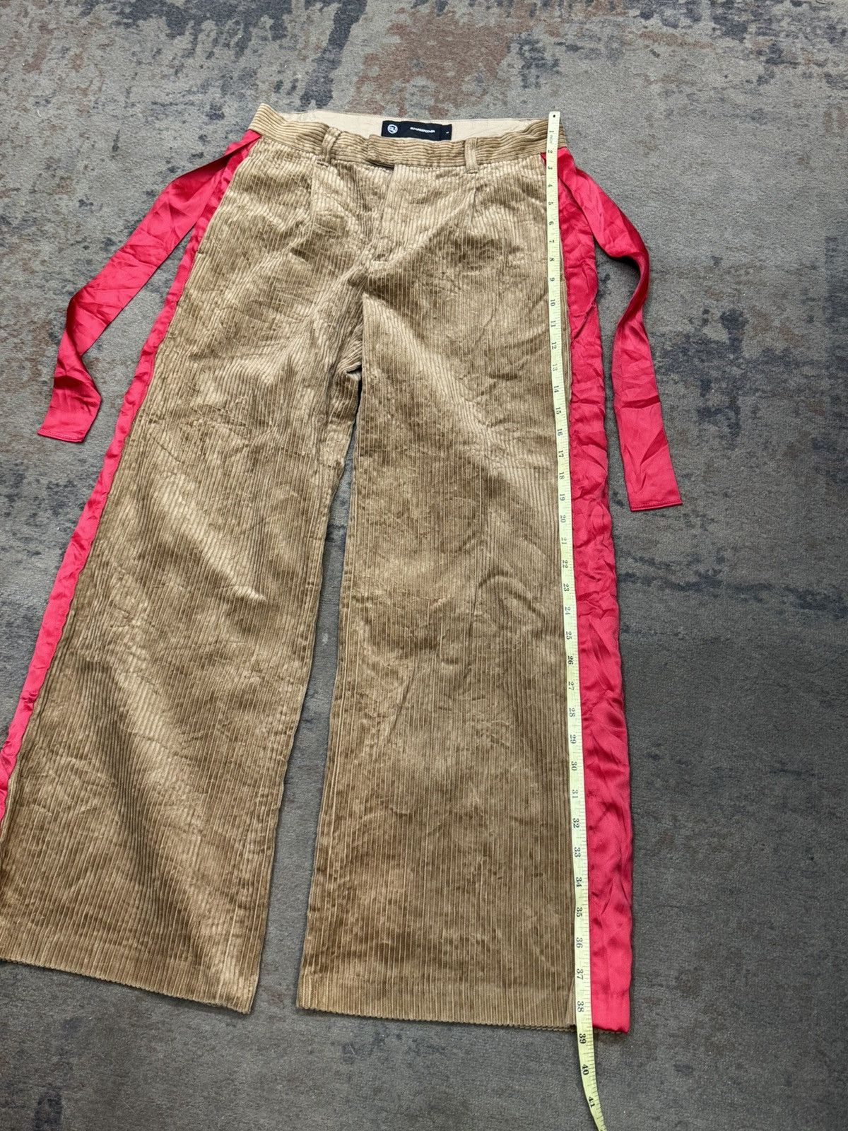 Jun Takahashi × Undercover GU UNDERCOVER CORDUROY PANTS FLARE Size US 30 / EU 46 - 4 Thumbnail