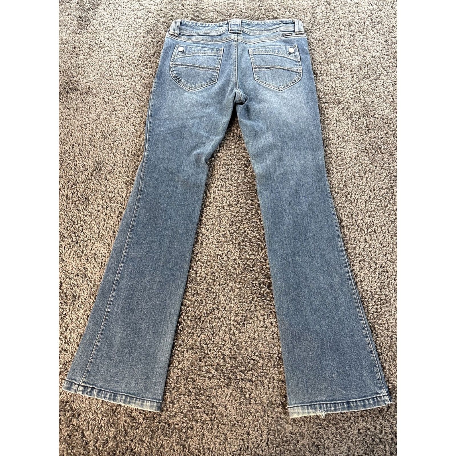 Vintage VINTAGE Union Bay Jeans Womens 32x32 Bootcut Med Wash Button Mid Rise 90s Jeans 32 Women Blue 90s Mens? Size 24" / US 00 / IT 34 - 7 Thumbnail