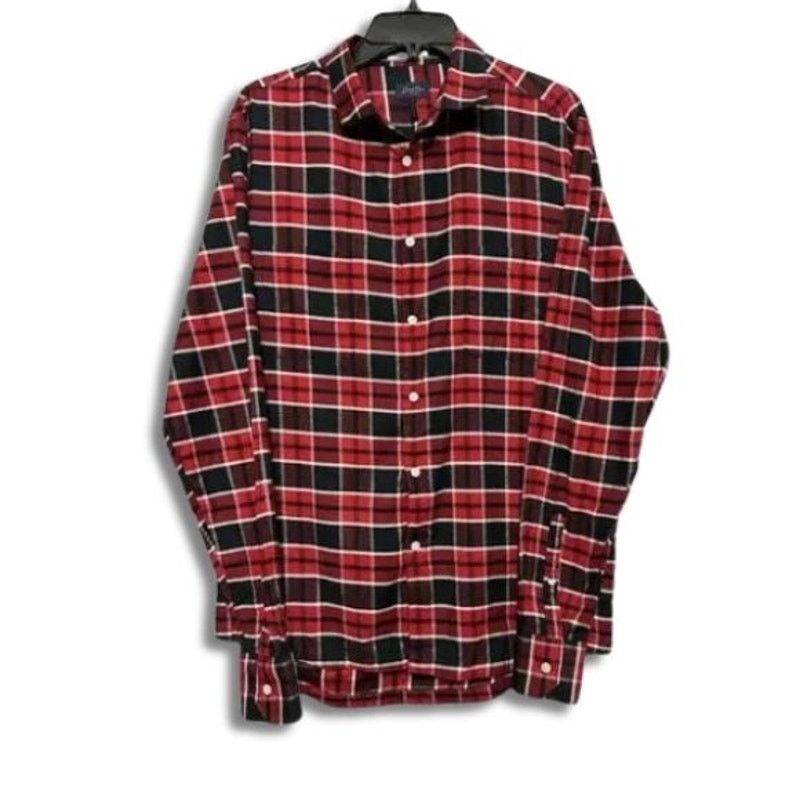 Other Good Man Plaid Pattern Shirt Button-Up Flannel Red M NWOT Size US M / EU 48-50 / 2 - 1 Thumbnail