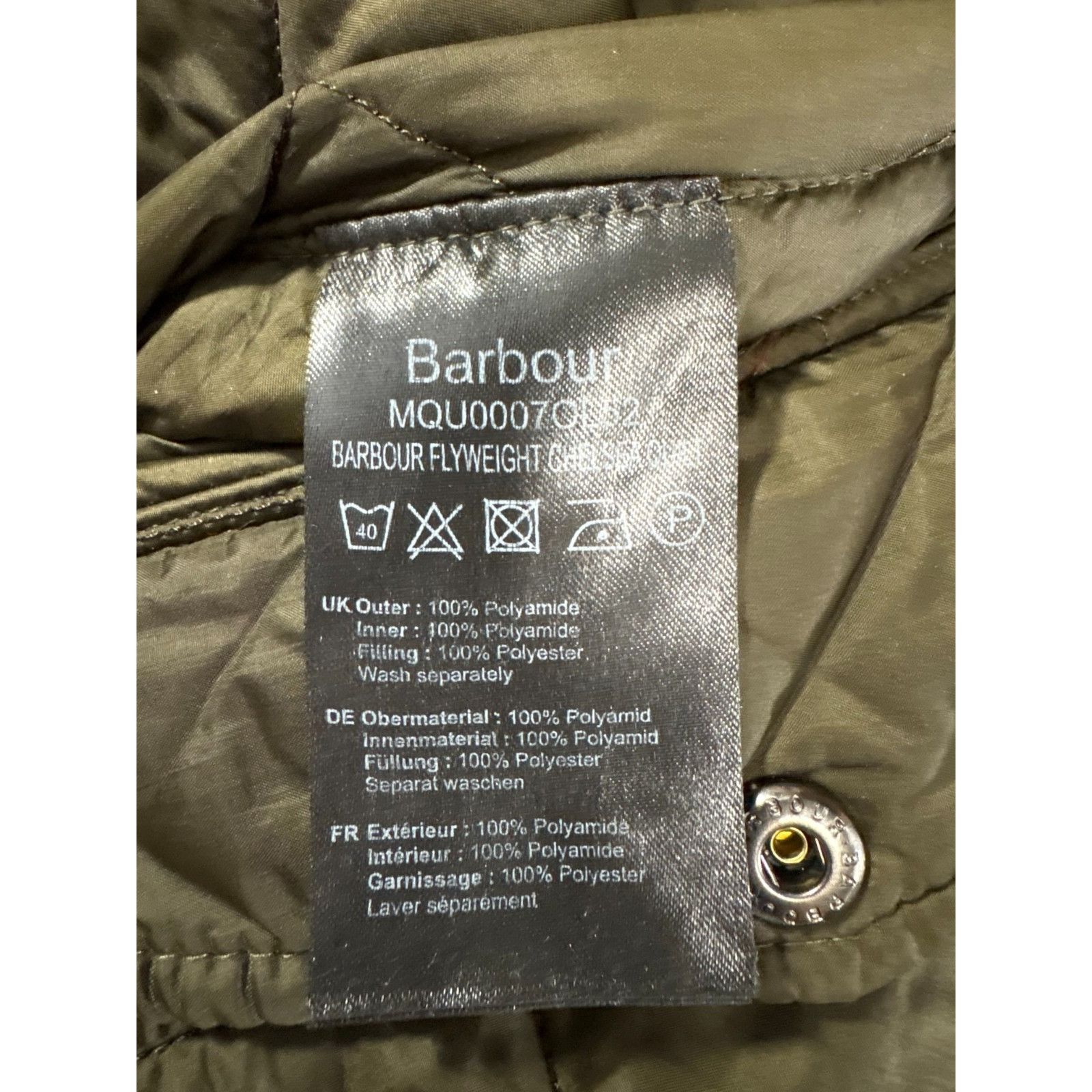 Barbour BARBOUR Flyweight Chelsea Quilted Jacket size 2XL color Oliv Size US XXL / EU 58 / 5 - 5 Thumbnail