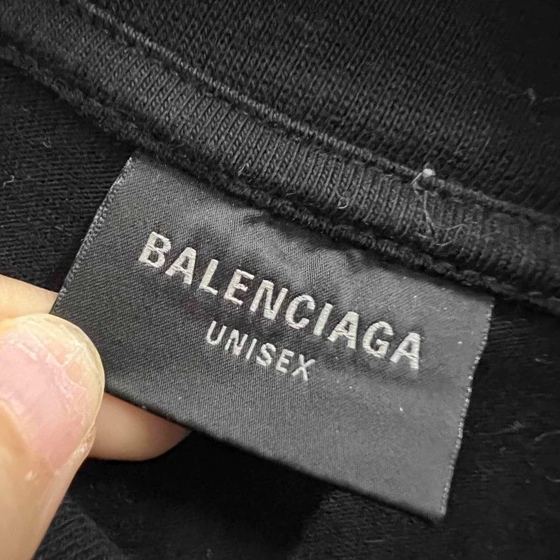 Balenciaga Balenciaga Blue logo printed short sleeves Size US XS / EU 42 / 0 - 3 Thumbnail