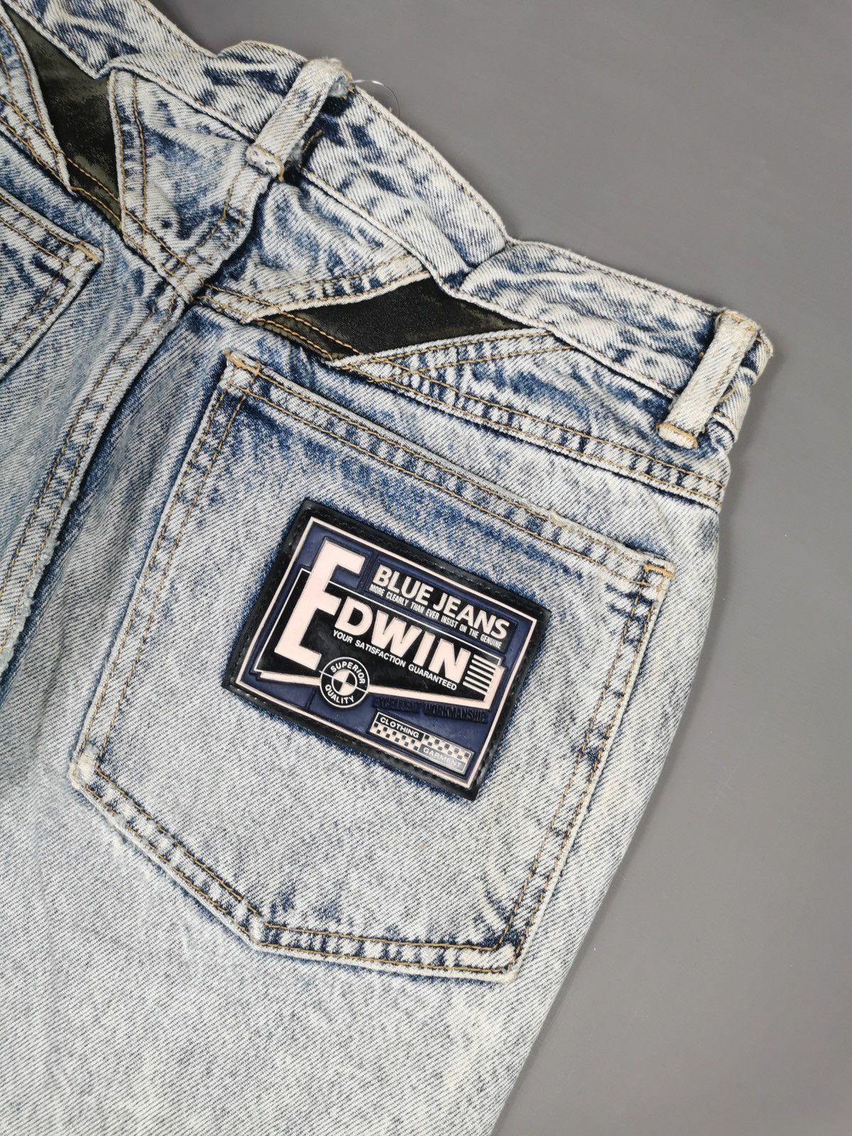 Edwin Vintage Edwin Distressed Tapered Jeans Size US 28 / EU 44 - 7 Thumbnail