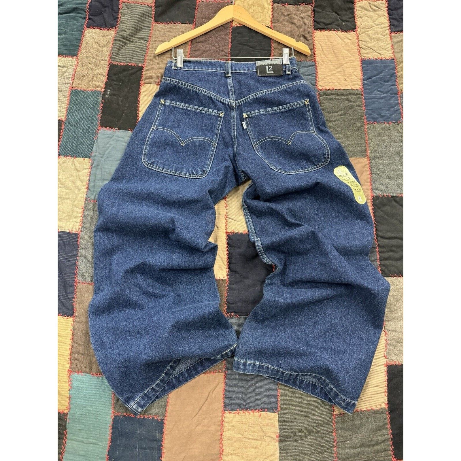 Levi's Deadstock Vintage 90s Y2K Baggy Levis L2 Silvertab W29 X L30 Size US 29 - 2 Thumbnail