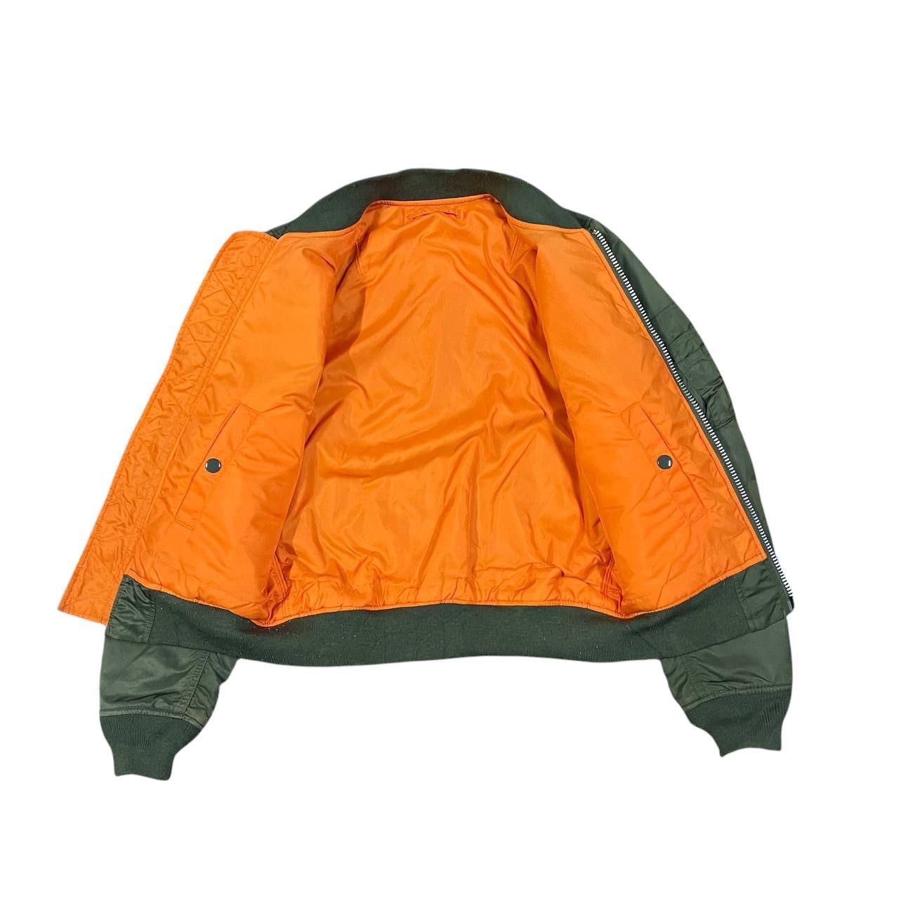 Alpha Industries Vintage Alpha Industries MA 1 Flight Bomber Jacket Size S / US 4 / IT 40 - 7 Thumbnail
