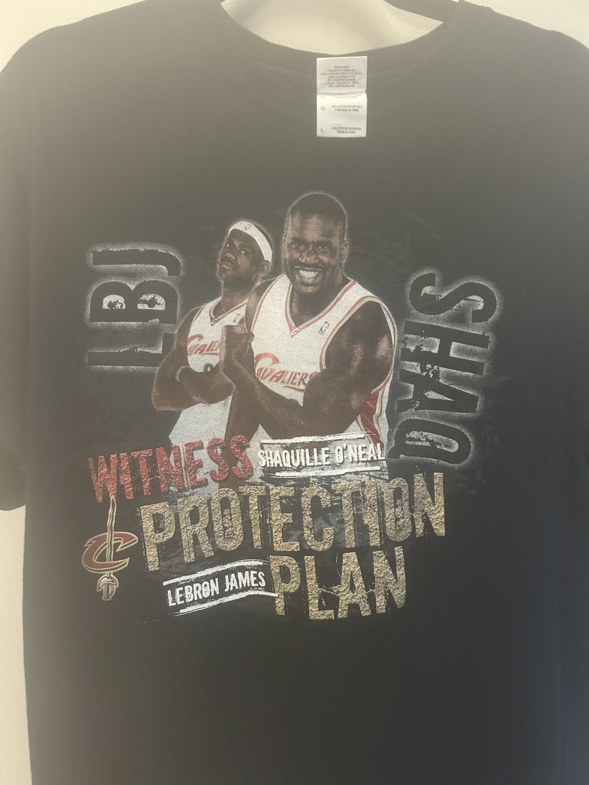 NBA Vintage LeBron and Shaq Y2K Cavs Witness Protection Size US XL / EU 56 / 4 - 2 Thumbnail