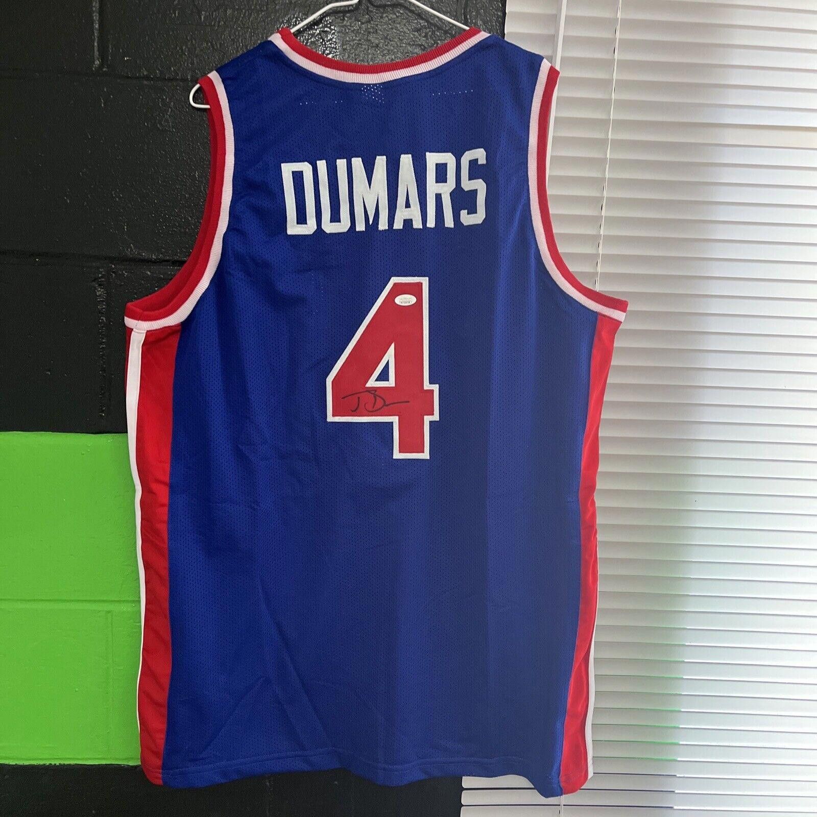 Designer Joe Dumars Autograph Signed Auto Custom Jersey JSA COA Size US XL / EU 56 / 4 - 1 Thumbnail