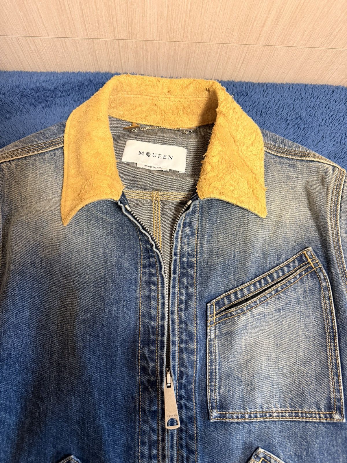 Alexander McQueen ALEXANDER MCQUEEN GIACCA DENIM WORKWEAR Size US S / EU 44-46 / 1 - 4 Thumbnail