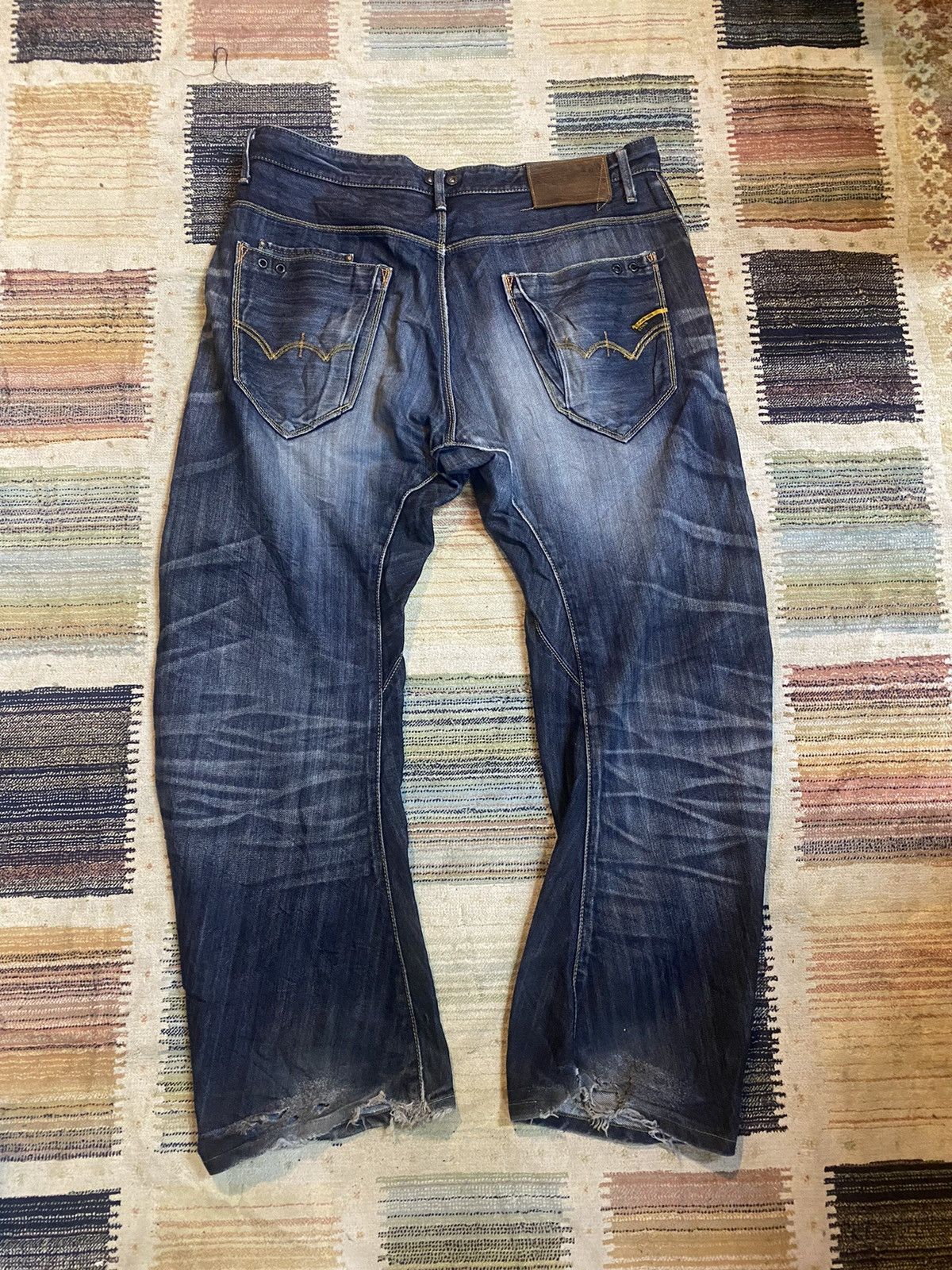 Edwin × Japanese Brand × Vintage 🇯🇵Vintage Distressed Edwin Pants Size US 38 / EU 54 - 6 Thumbnail