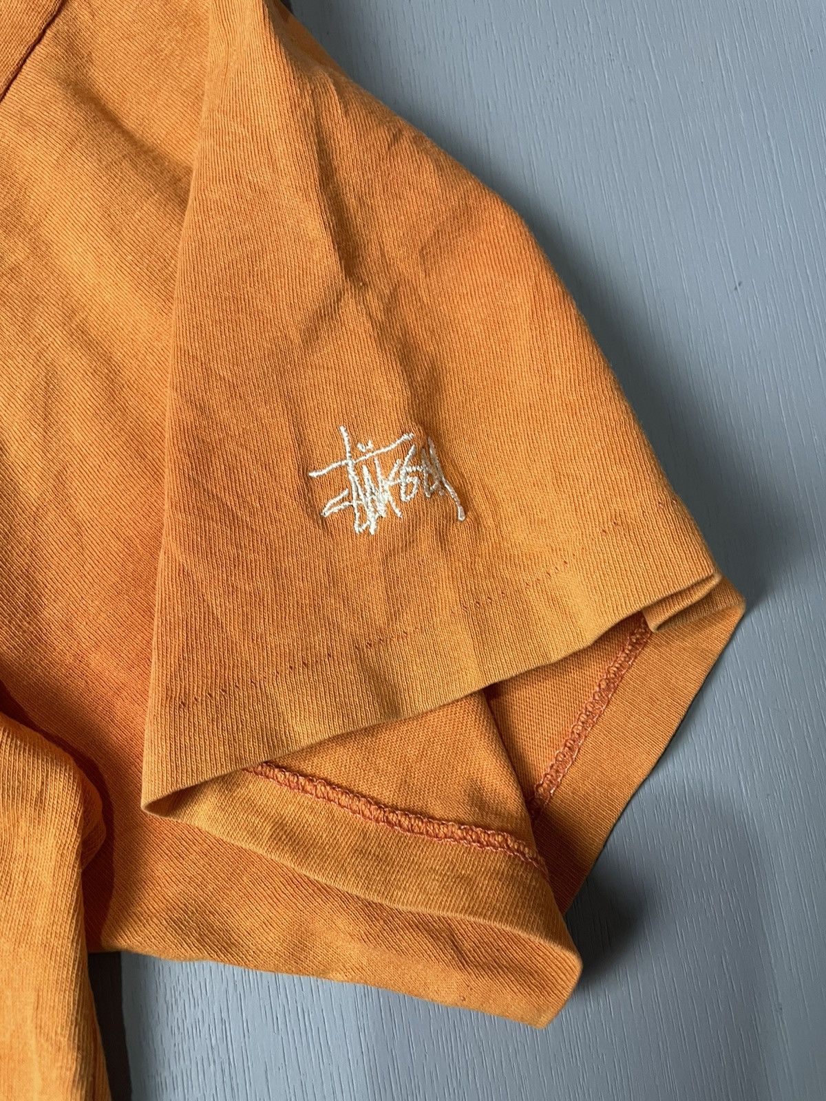 Stussy Vintage 90’s sun faded STUSSY colour block tshirt Size US M / EU 48-50 / 2 - 4 Thumbnail