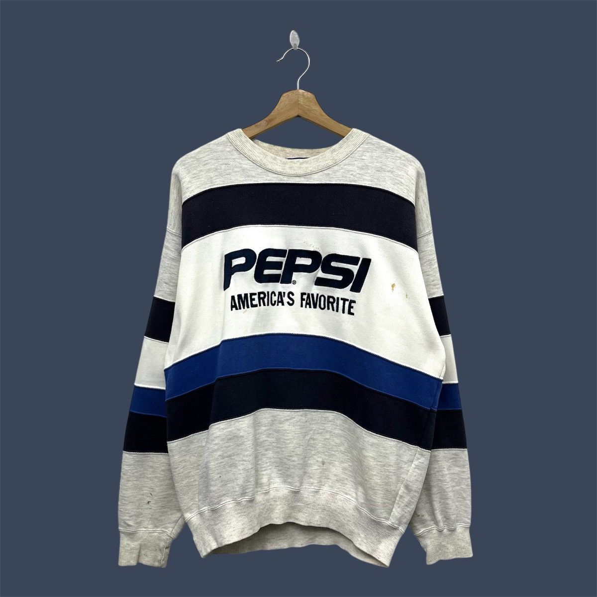 Pepsi Distressed Vintage Pepsi Crewneck Sweatshirt Size US M / EU 48-50 / 2 - 1 Thumbnail