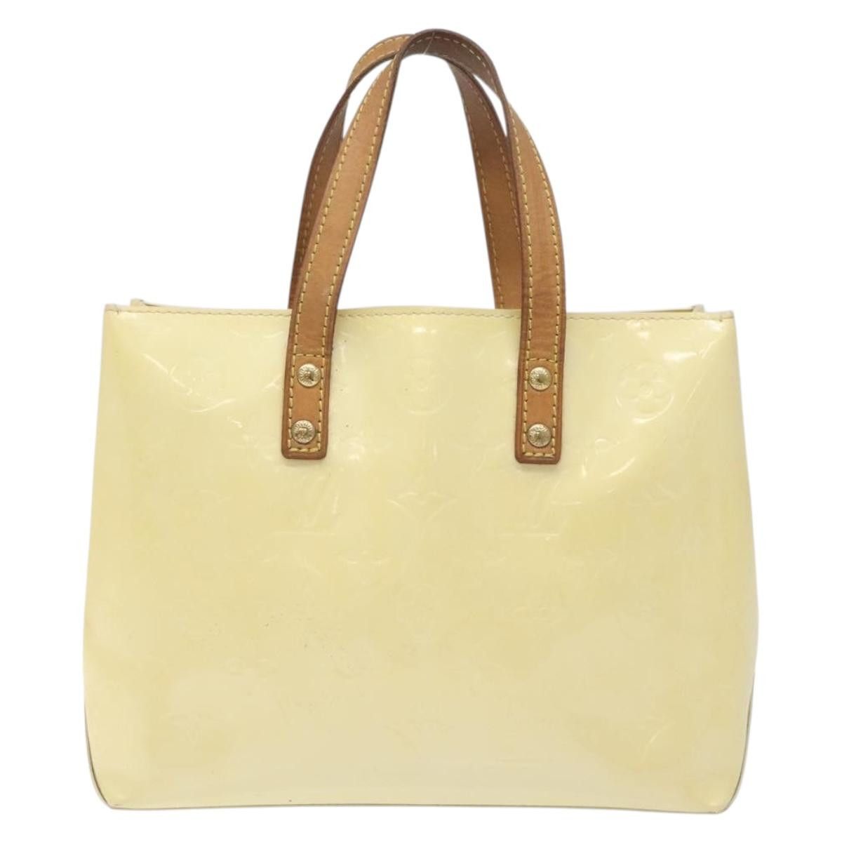 Louis Vuitton LOUIS VUITTON Monogram Vernis Reade PM Hand Bag Perle M91336 Size ONE SIZE - 2 Thumbnail